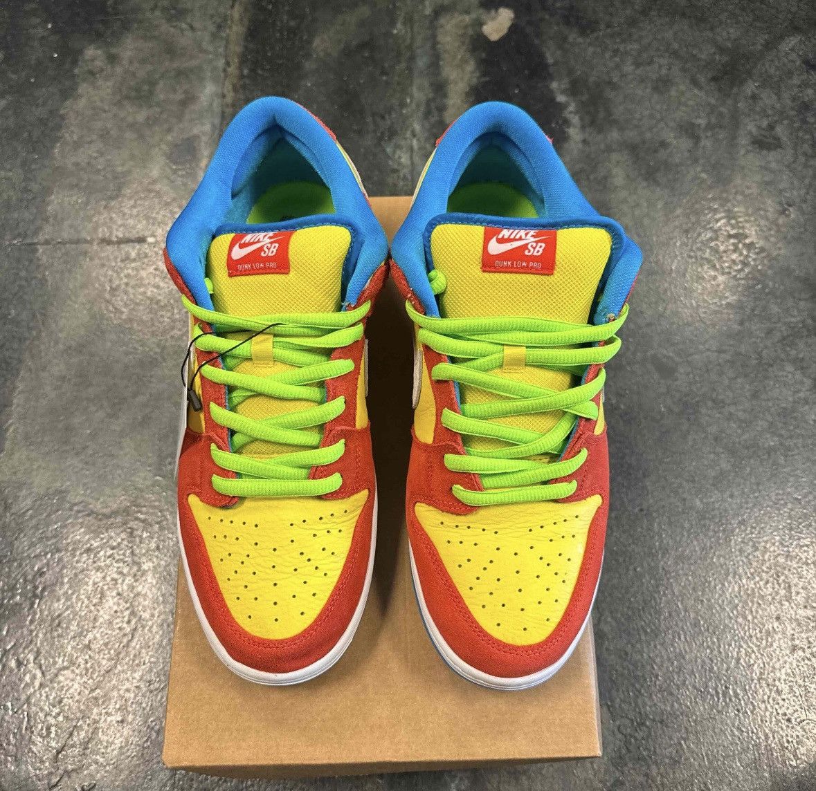 Nike SB Dunk Low Bart Simspon Size US 12 / EU 45 - 3 Thumbnail