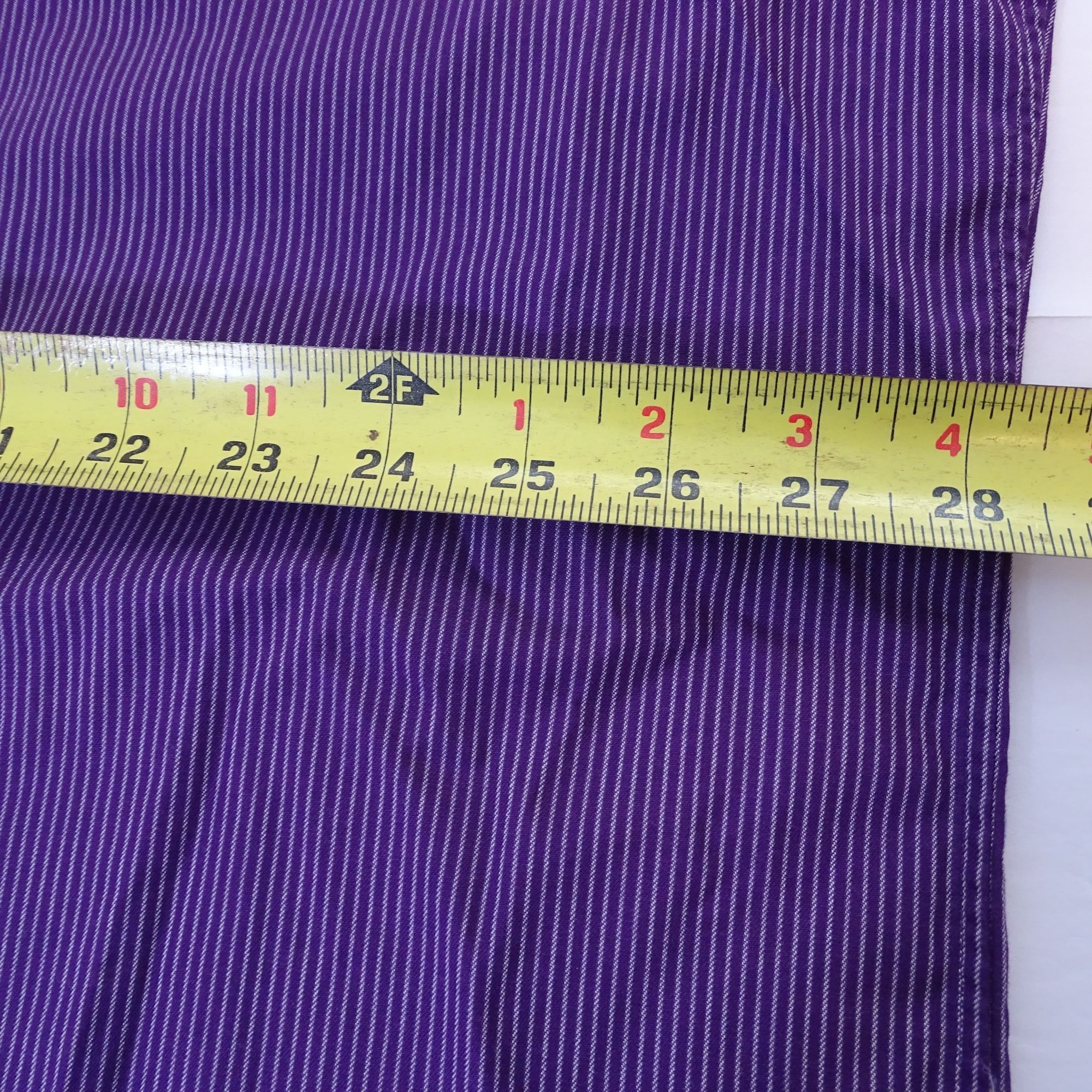 Nordstrom Nordstrom Men Classic Fit Non-Iron Purple Stripe Dress Shirt Size US XXL / EU 58 / 5 - 8 Thumbnail
