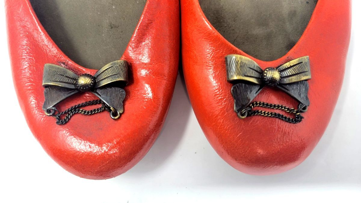 Other Pilcro and the Letterpress Leather Ballet Flats Slip On Sz 9 Size US 9 / IT 39 - 4 Thumbnail