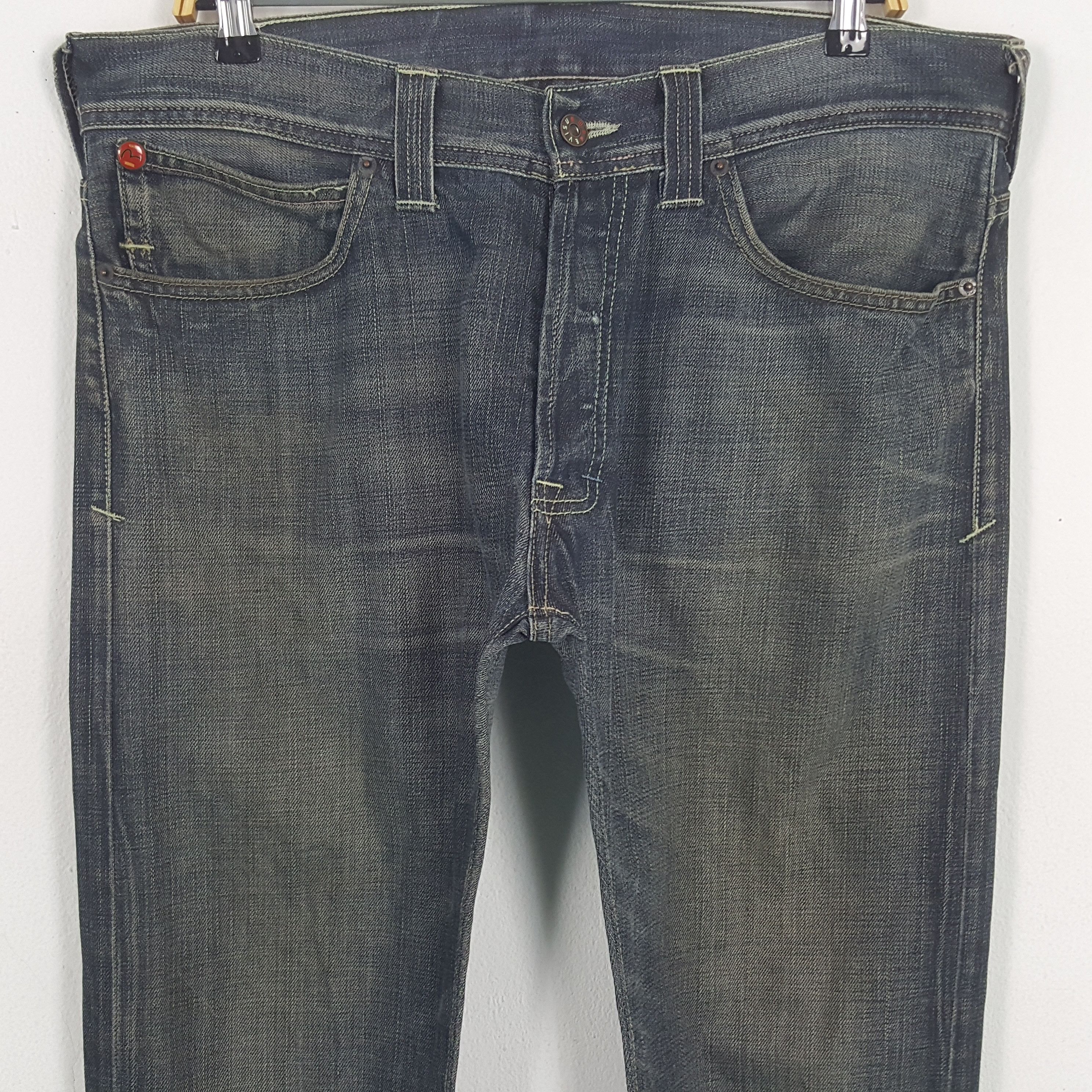 Evisu × Puma × Vintage Vintage Evisu Puma Japanese Brand Daicock Custom Denim Jeans Size US 37 - 5 Thumbnail