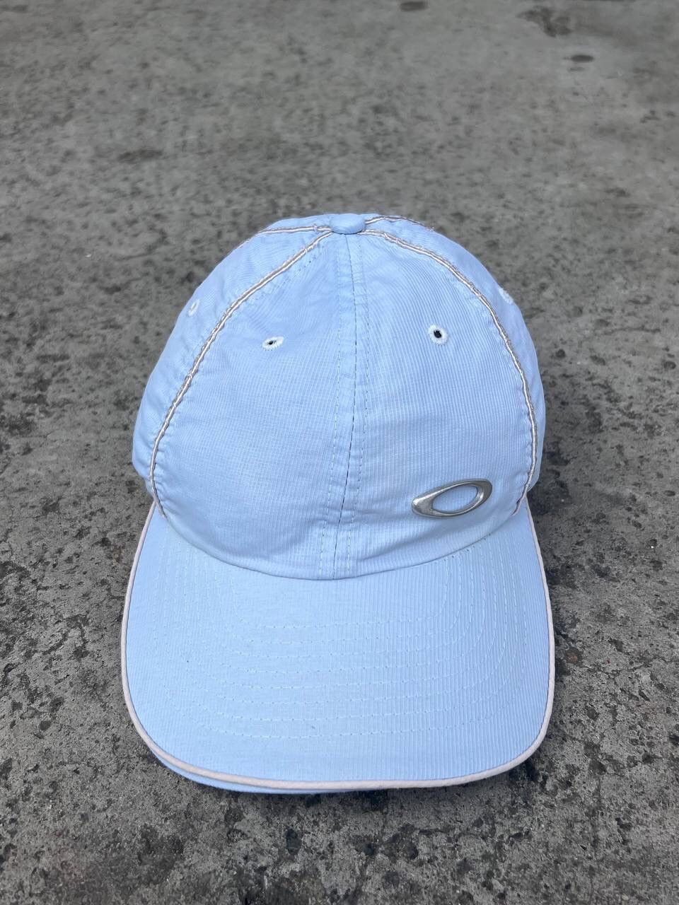 Oakley × Vintage Vintage 90s Oakley Hat Cap Rare Hype Steel logo Streetwear Size ONE SIZE - 2 Thumbnail
