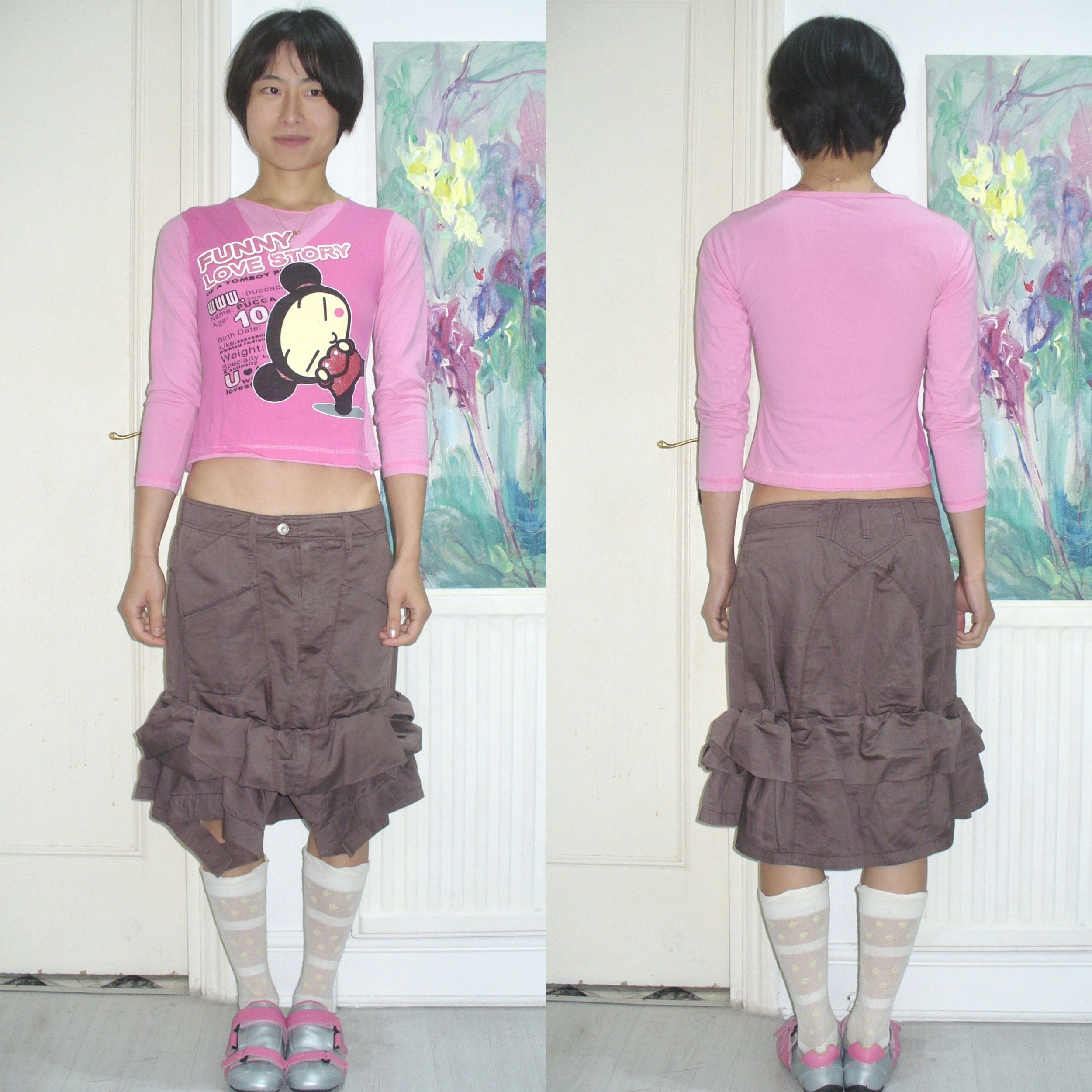 Marithe + Francois Girbaud Marithé François Girbaud deconstructed skirt Size 27" / US 4 / IT 40 - 2 Thumbnail