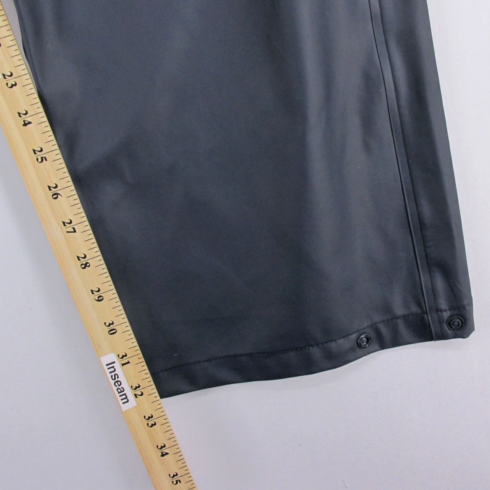 Helly Hansen Helly Hansen Voss Rain Pants Mens XL Navy Blue Waterproof Polyurethane Elastic Drawstring Snap Size US 36 / EU 52 - 6 Thumbnail