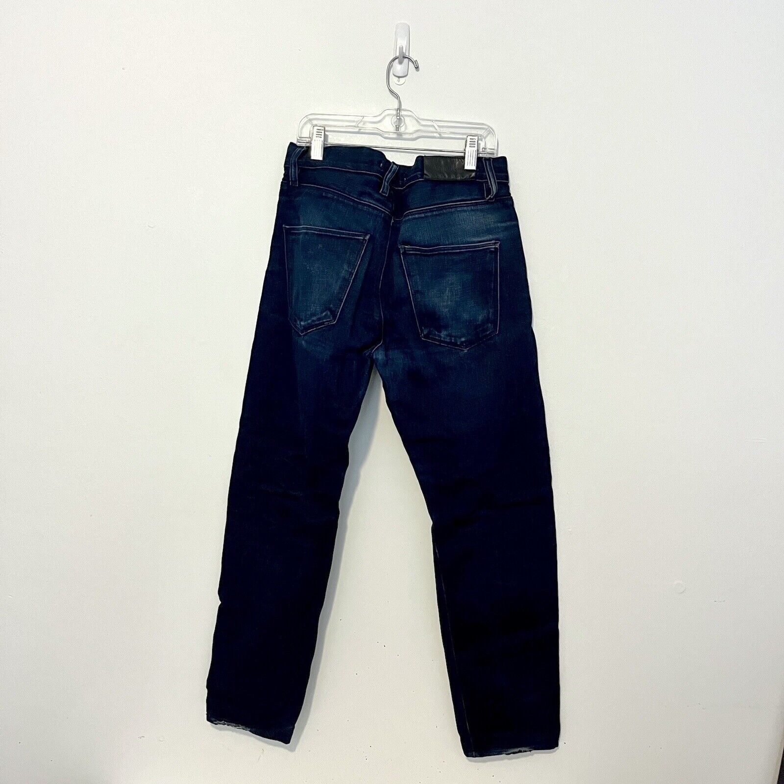 Acne Studios Acne Studios Moc Blue Sateen Rare Dark Rare Sz 29 Size US 29 - 4 Thumbnail