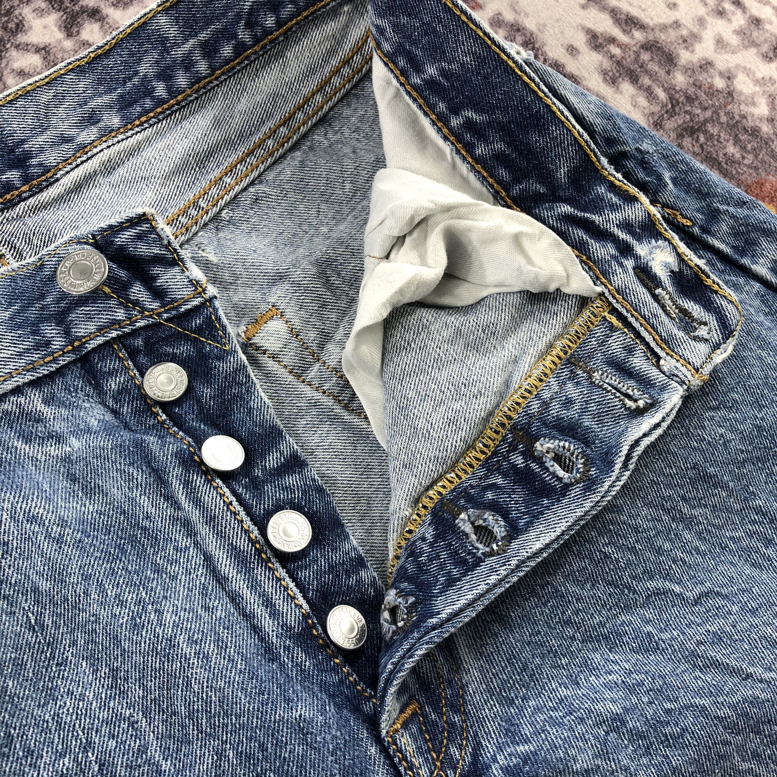 Levi's Vintage Blue Wash Levis 501 Jeans-JM3024 Size US 32 / EU 48 - 13 Thumbnail