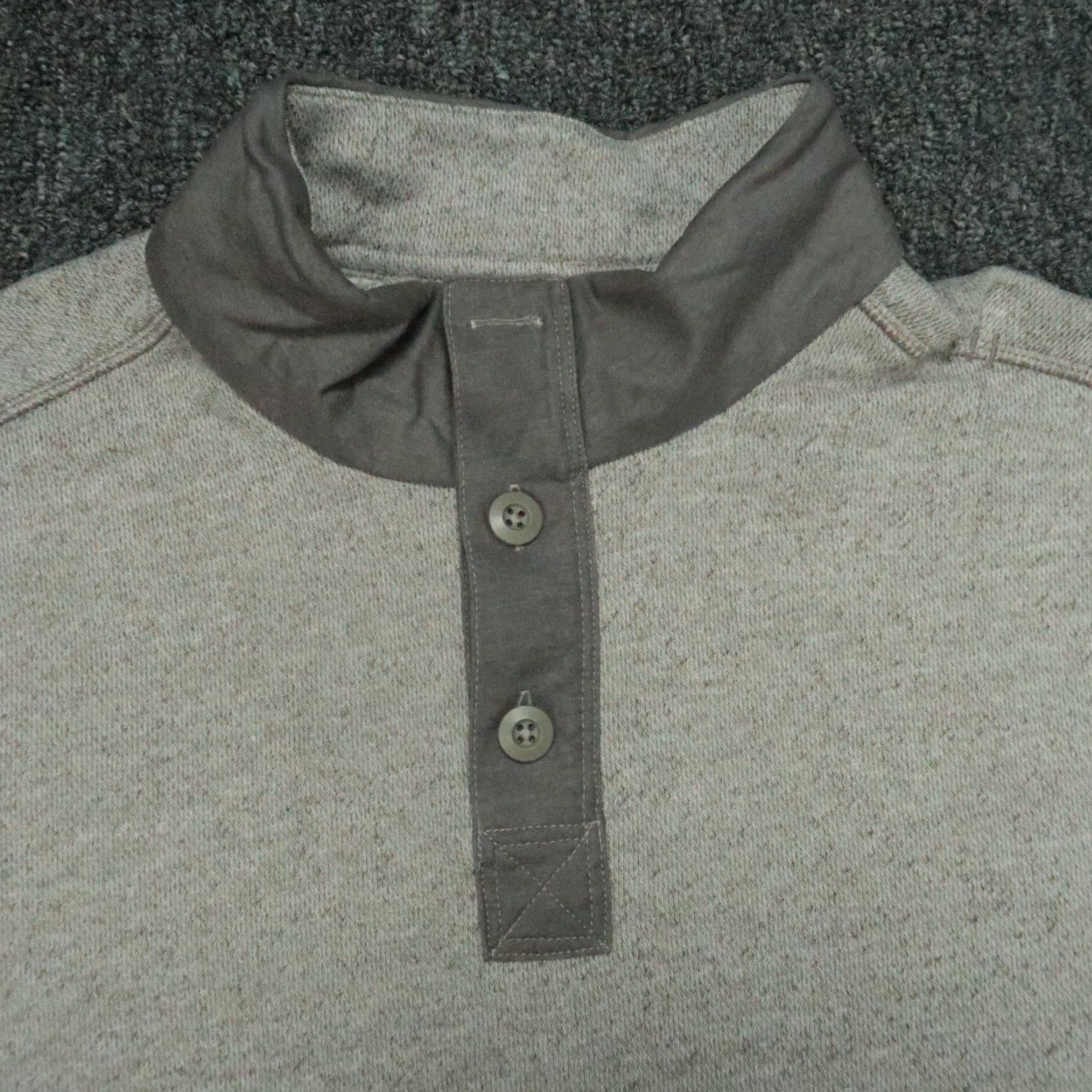 Lululemon Lululemon Sweater Mens Large Gray Pullover Collared Long Sleeve Varsity Size US L / EU 52-54 / 3 - 2 Thumbnail