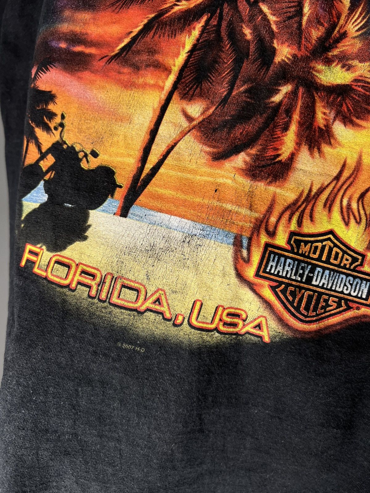 Harley Davidson VINTAGE HARLEY DAVIDSON ORLANDO MOTORCYCLE FLORIDA USA 90s Size US M / EU 48-50 / 2 - 10 Thumbnail