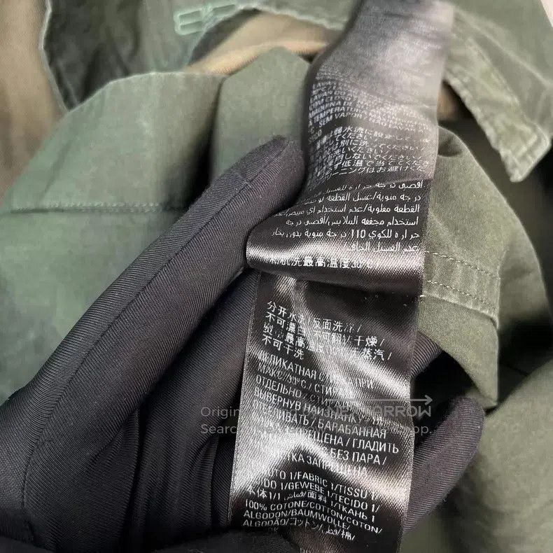 Balenciaga Balenciaga Green pieced chest pocket patchwork long-sleeve Size US M / EU 48-50 / 2 - 9 Thumbnail