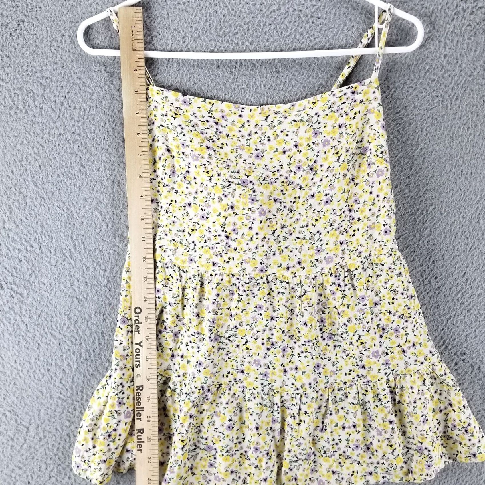 Vintage Daisy & Delilah Tank Top Women Medium Yellow Floral Print Sleeveless Tie NWT Top Daisy & Delilah Tank Womens M Yellow Floral Shirt? Size M / US 6-8 / IT 42-44 - 4 Thumbnail