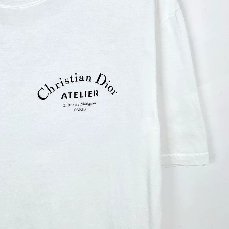 Dior Dior Logo slogan printed round-neck white cotton short-slee Size US S / EU 44-46 / 1 - 4 Thumbnail