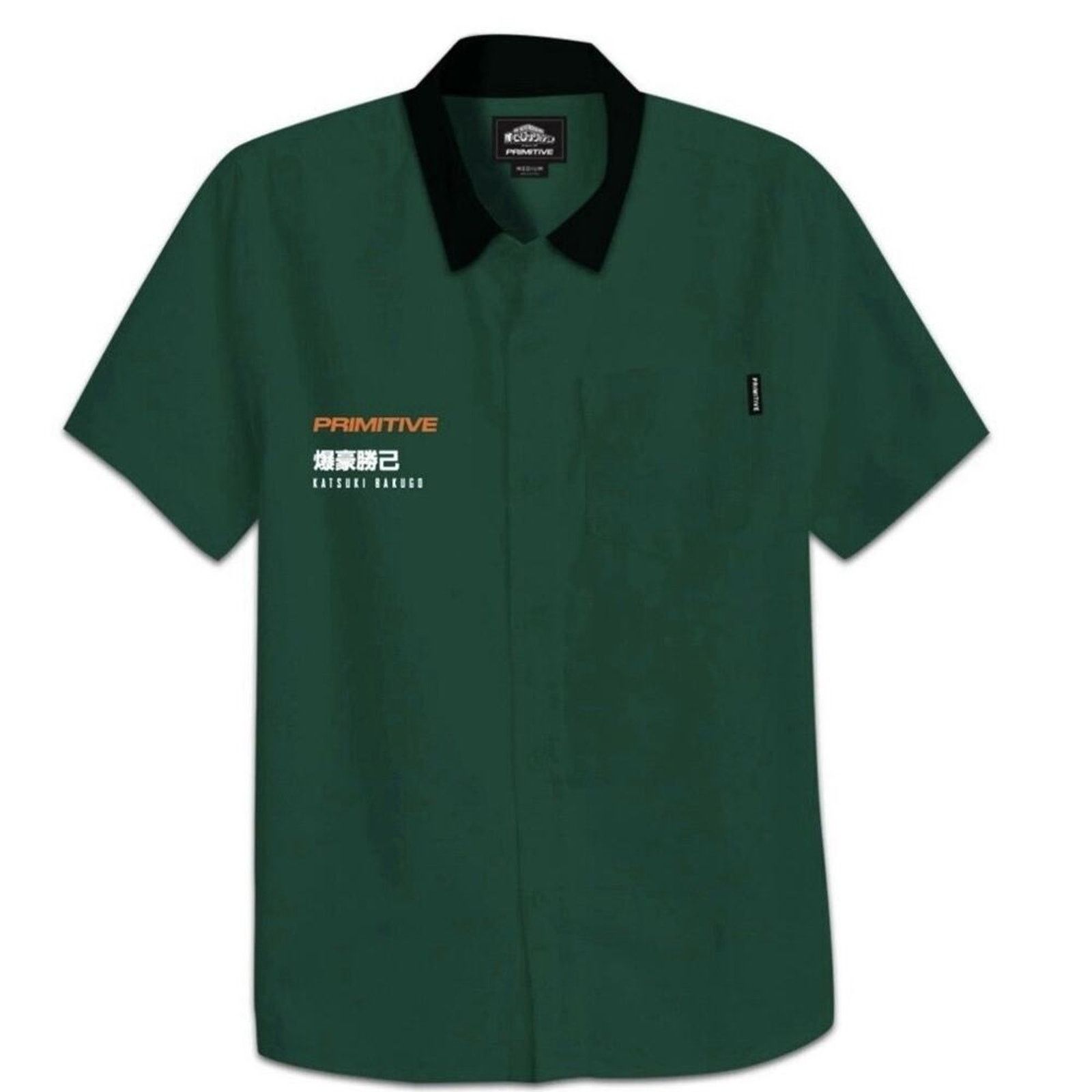 Primitive PRIMITIVE MY HERO ACADEMIA Katsuki Bakugo Woven Button Down Size US L / EU 52-54 / 3 - 1 Thumbnail