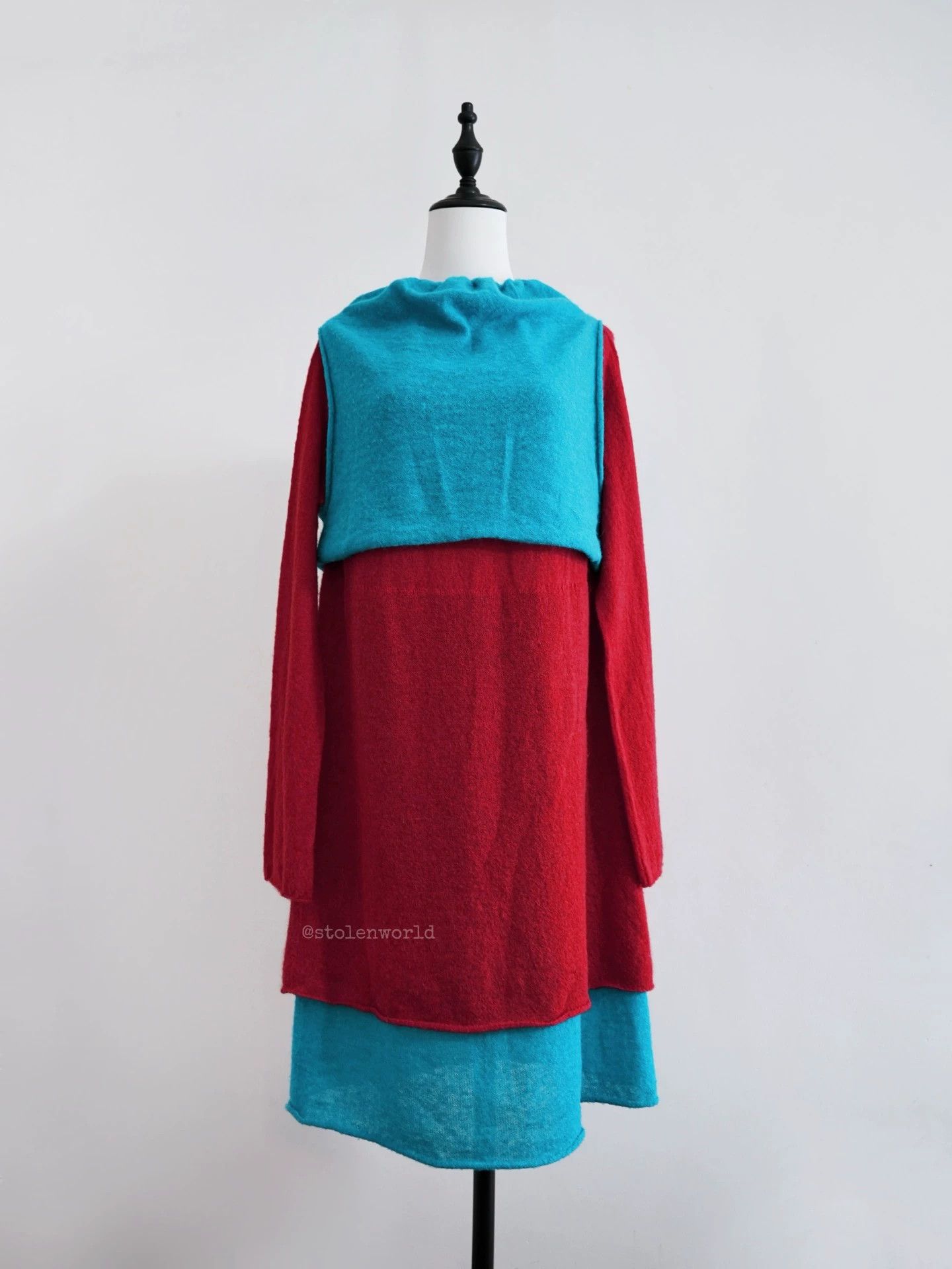 Issey Miyake Issey Miyake 2024AW Multiway ColorBlock Knit Dress Size XS / US 0-2 / IT 36-38 - 6 Thumbnail