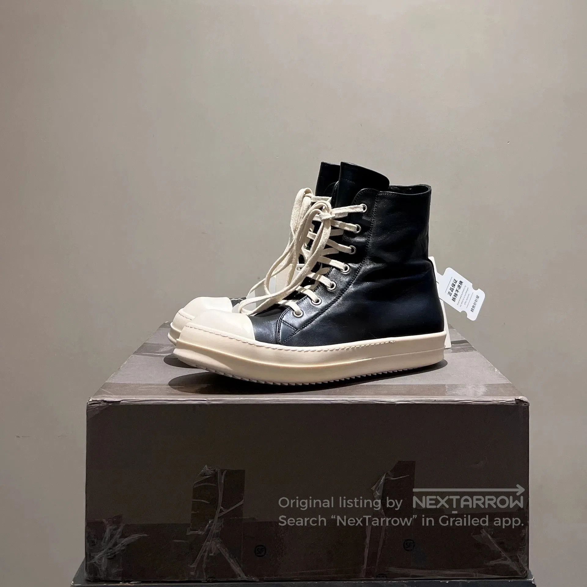 Rick Owens rick owens high. Size US 8 / EU 41 - 1 Thumbnail