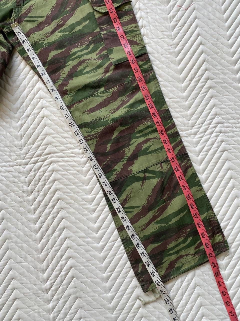 Vintage Issue Vintage 90s Greek Army Pantolan HBT Lizard Camo Pant Size US 37 - 4 Thumbnail