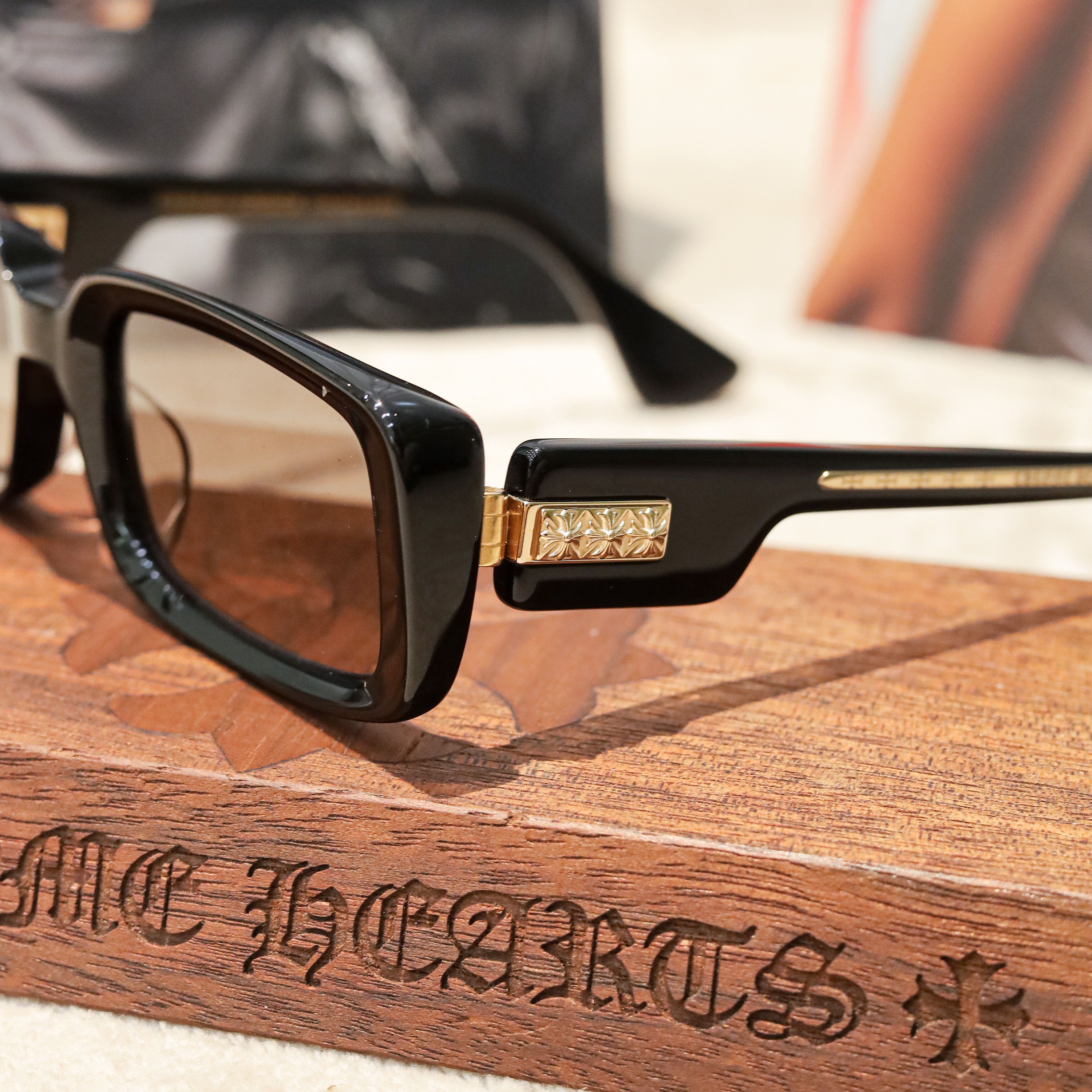 Chrome Hearts CHROME HEARTS Kink Square Sunglasses BLACK Size ONE SIZE - 8 Thumbnail