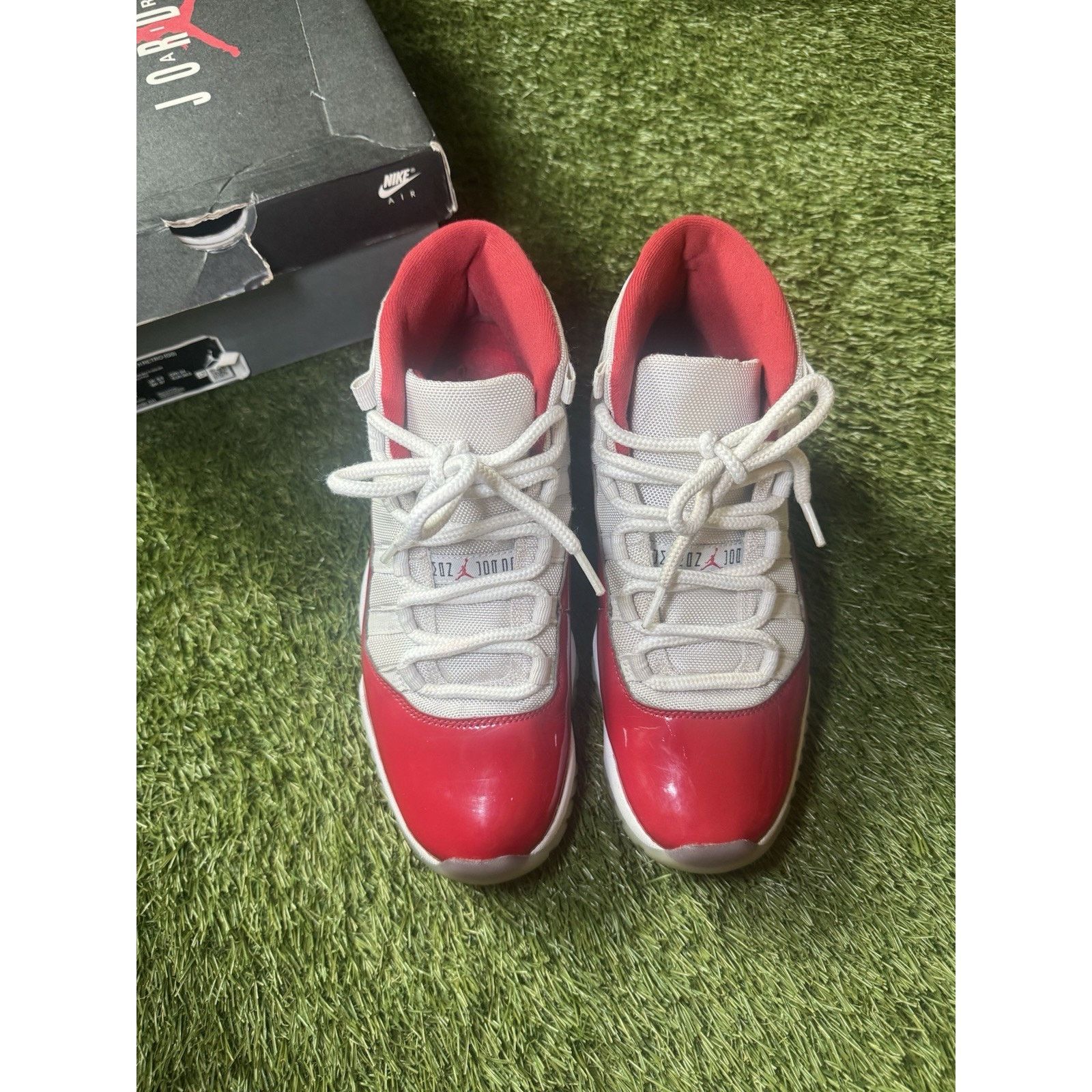 Jordan Brand Jordan Air Jordan 11 Cherry Red Men’s Mid-Top Sneaker Size US 8.5 / EU 41-42 - 3 Thumbnail