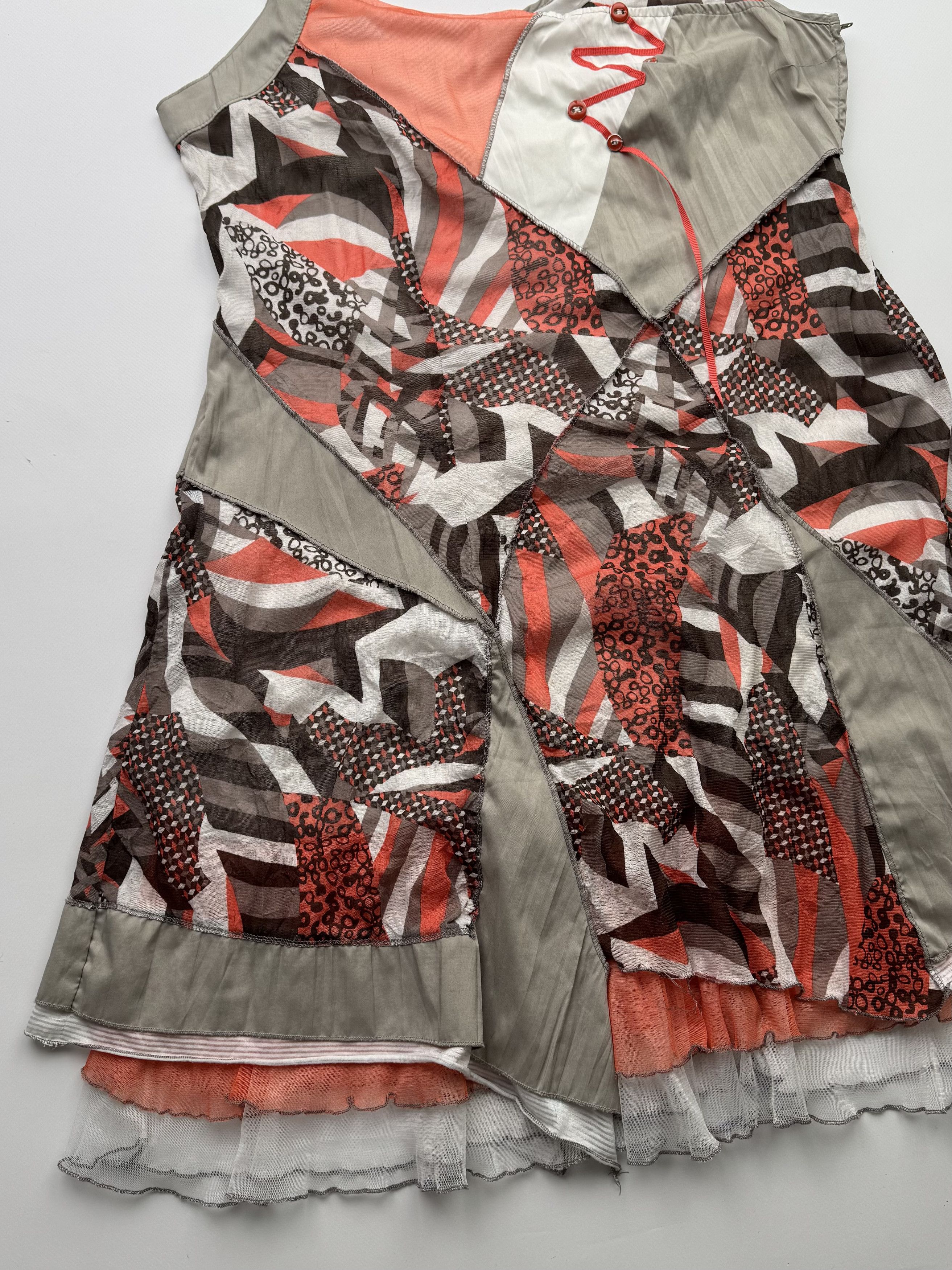 Japanese Brand Vintage Flare Dress B258 E2(V367) Size L / US 10 / IT 46 - 3 Thumbnail