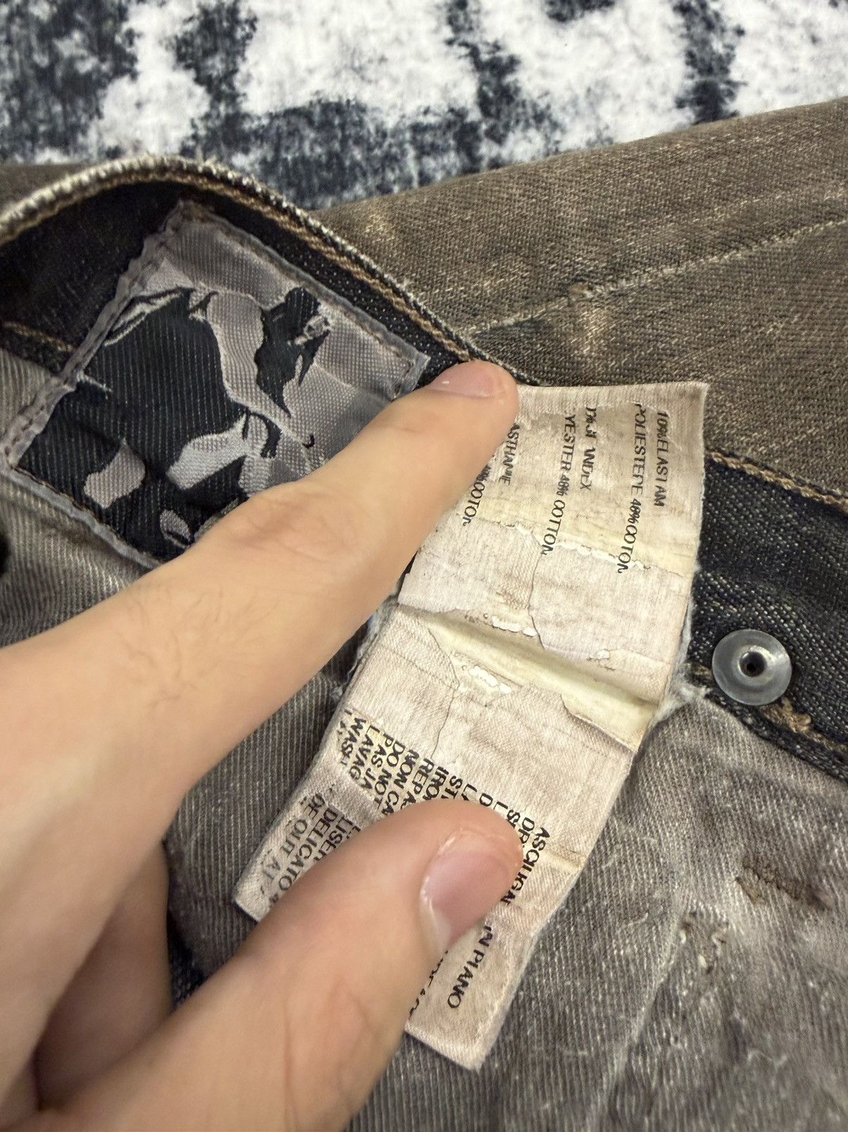 Rick Owens Rick Owens fw09 Bitter Detroit Cut Denim Size US 31 - 5 Thumbnail