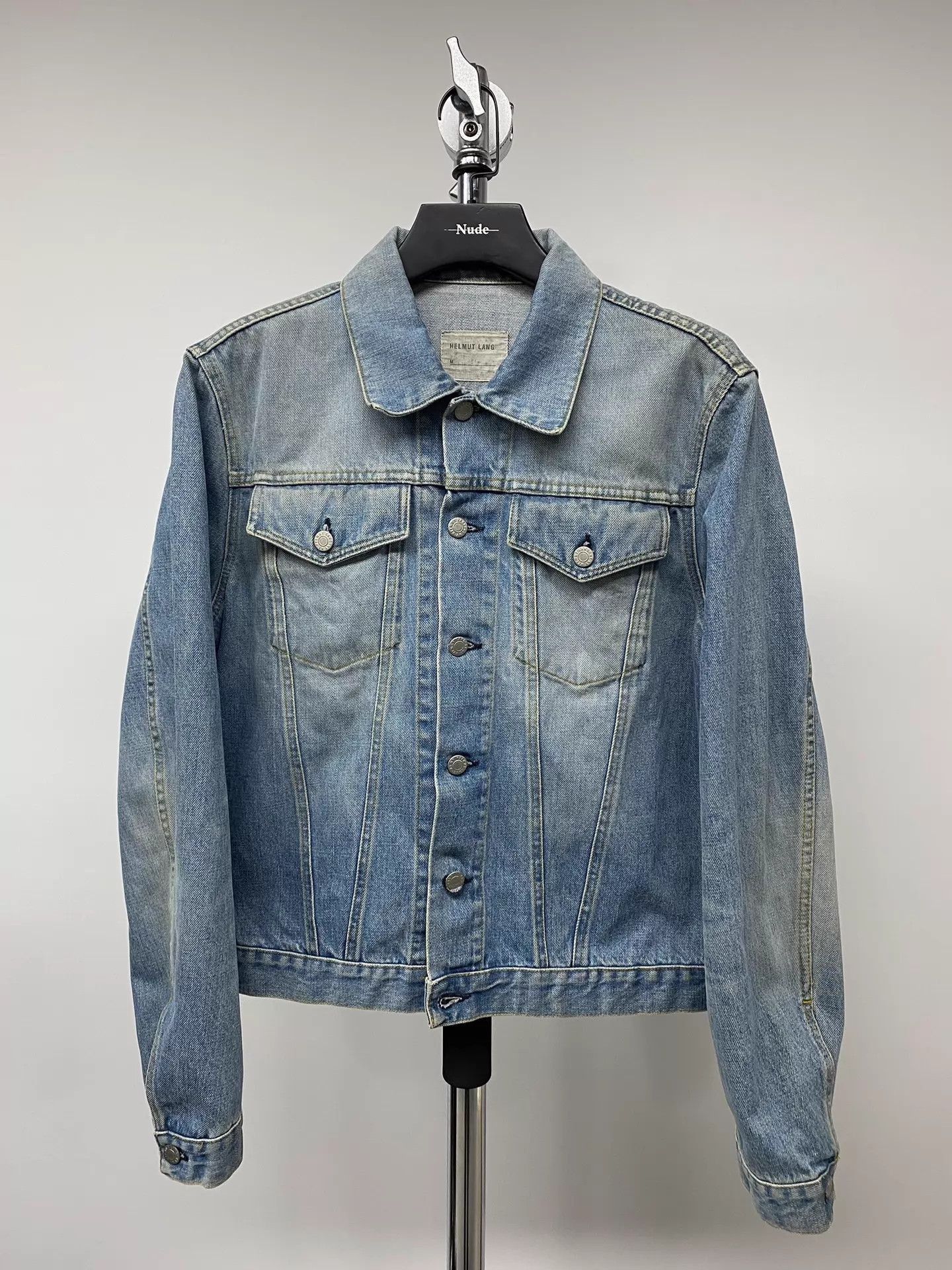Helmut Lang Blue Denim Jacket Size M Size US M / EU 48-50 / 2 - 1 Thumbnail