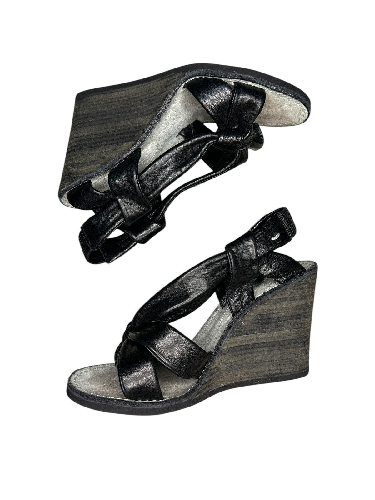 Maison Margiela 00s Knotted Wedge Size US 7 / IT 37 - 3 Thumbnail
