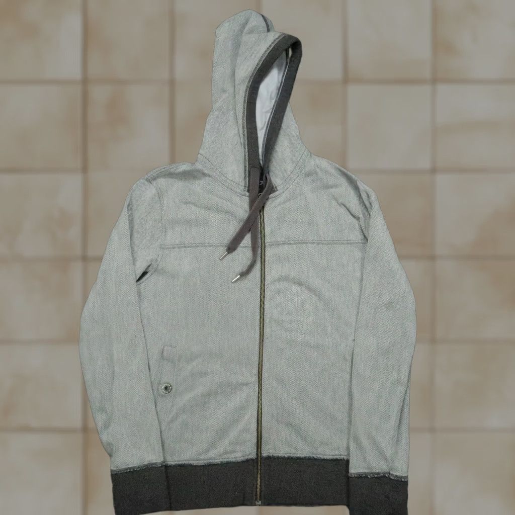 Elwood VINTAGE Elwood Hoodie Mens Large Gray Full Zip Pockets Hooded Size US L / EU 52-54 / 3 - 1 Thumbnail
