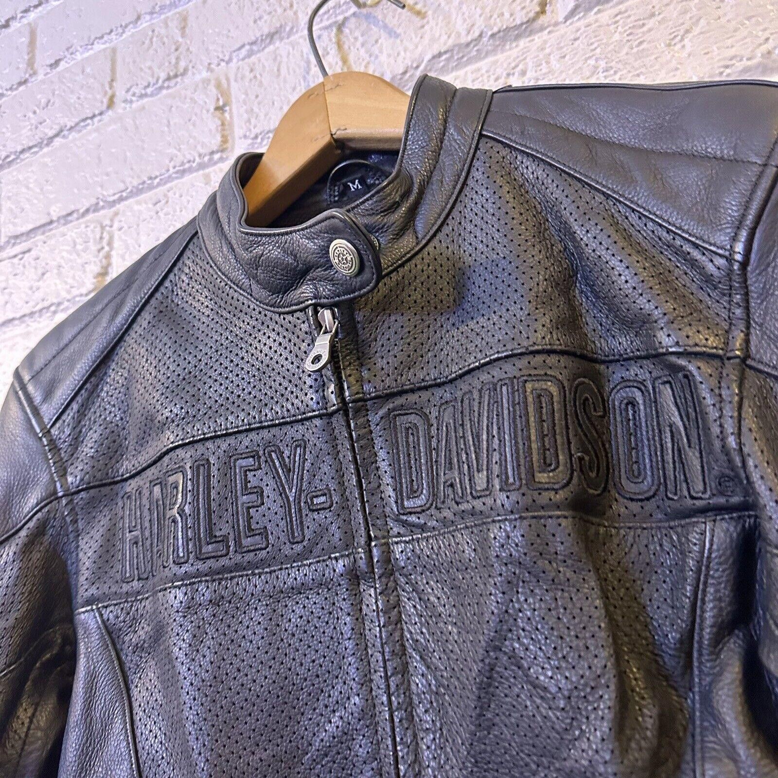 image of Harley Davidson H-D Black Leather Women's (Size Medium)