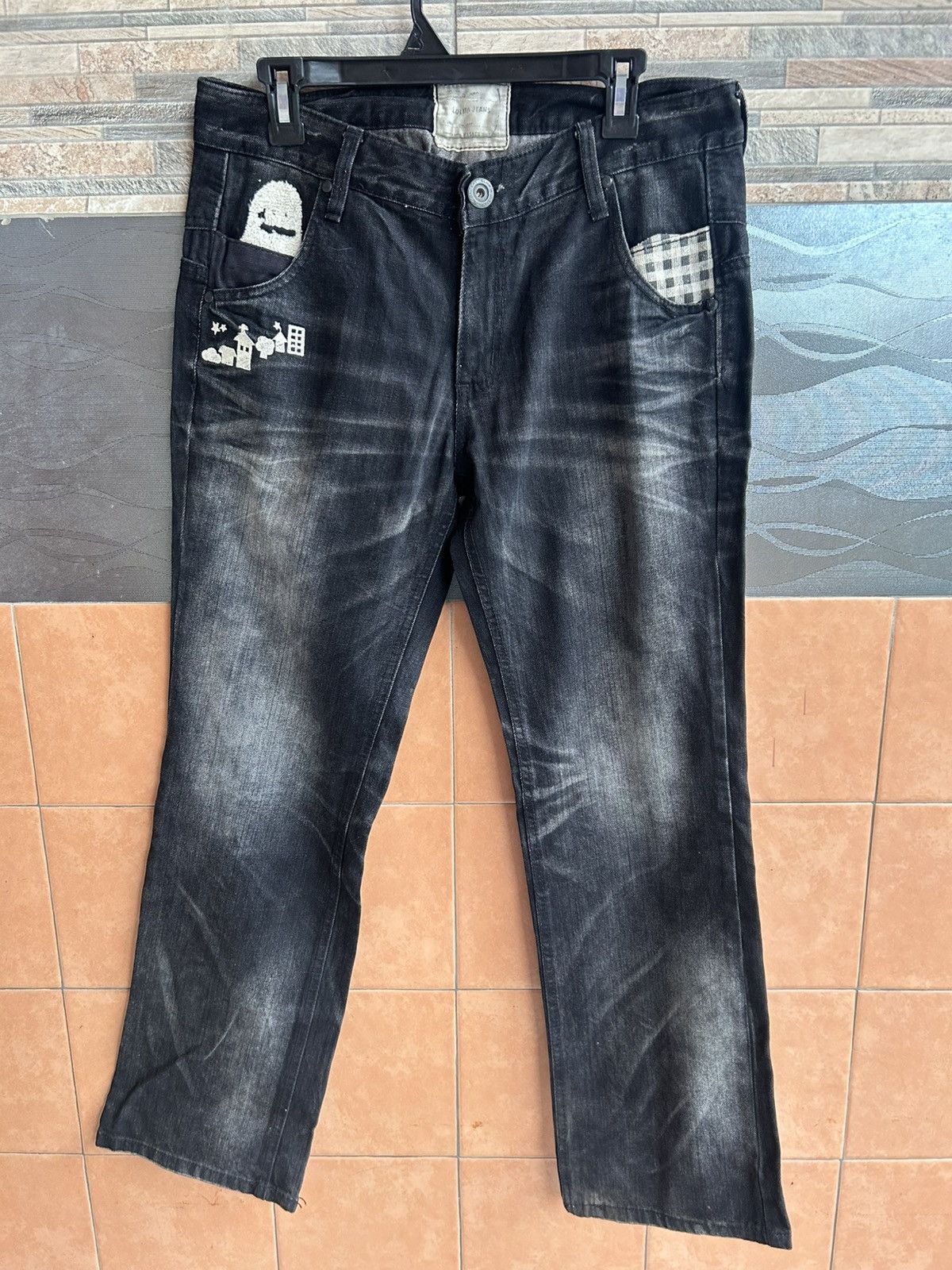 Hysteric Glamour yoshitomo nara x lolita jeans Size US 33 - 1 Thumbnail