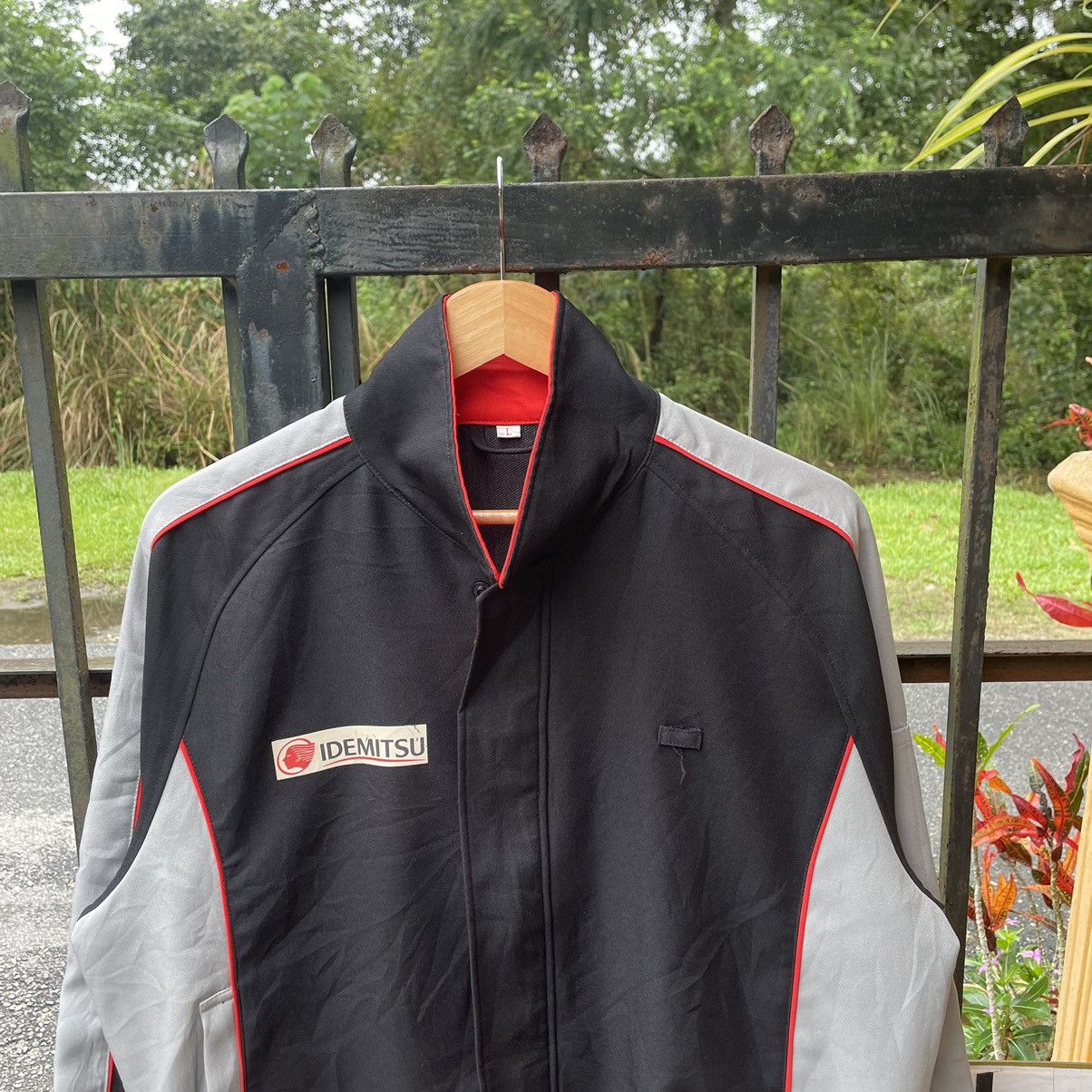 Japanese Brand × Vintage 🔥🇯🇵Vintage Idemetsu Big Logo Full Zipper Light Jacket Size US M / EU 48-50 / 2 - 5 Thumbnail