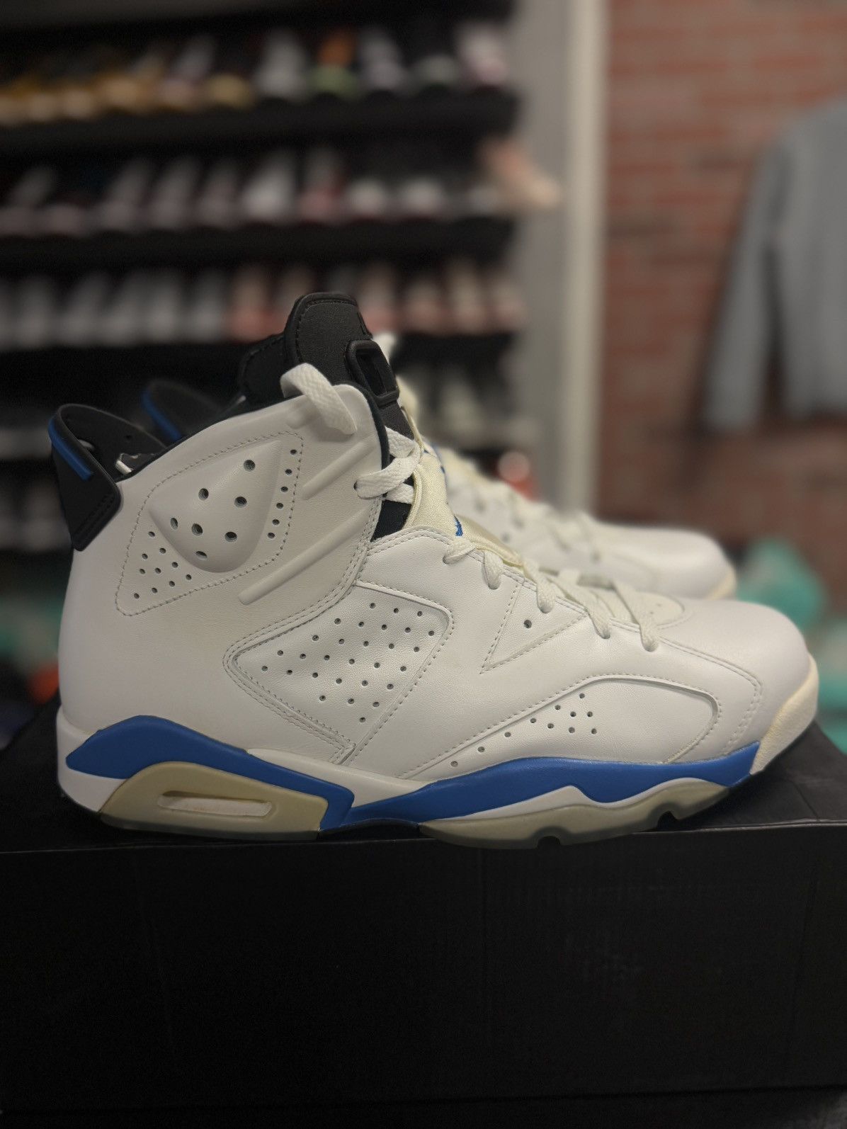 Jordan Brand × Nike Nike Air Jordan 6 Retro Sport Blue 2014 Men's Size 12 Size US 12 / EU 45 - 1 Thumbnail