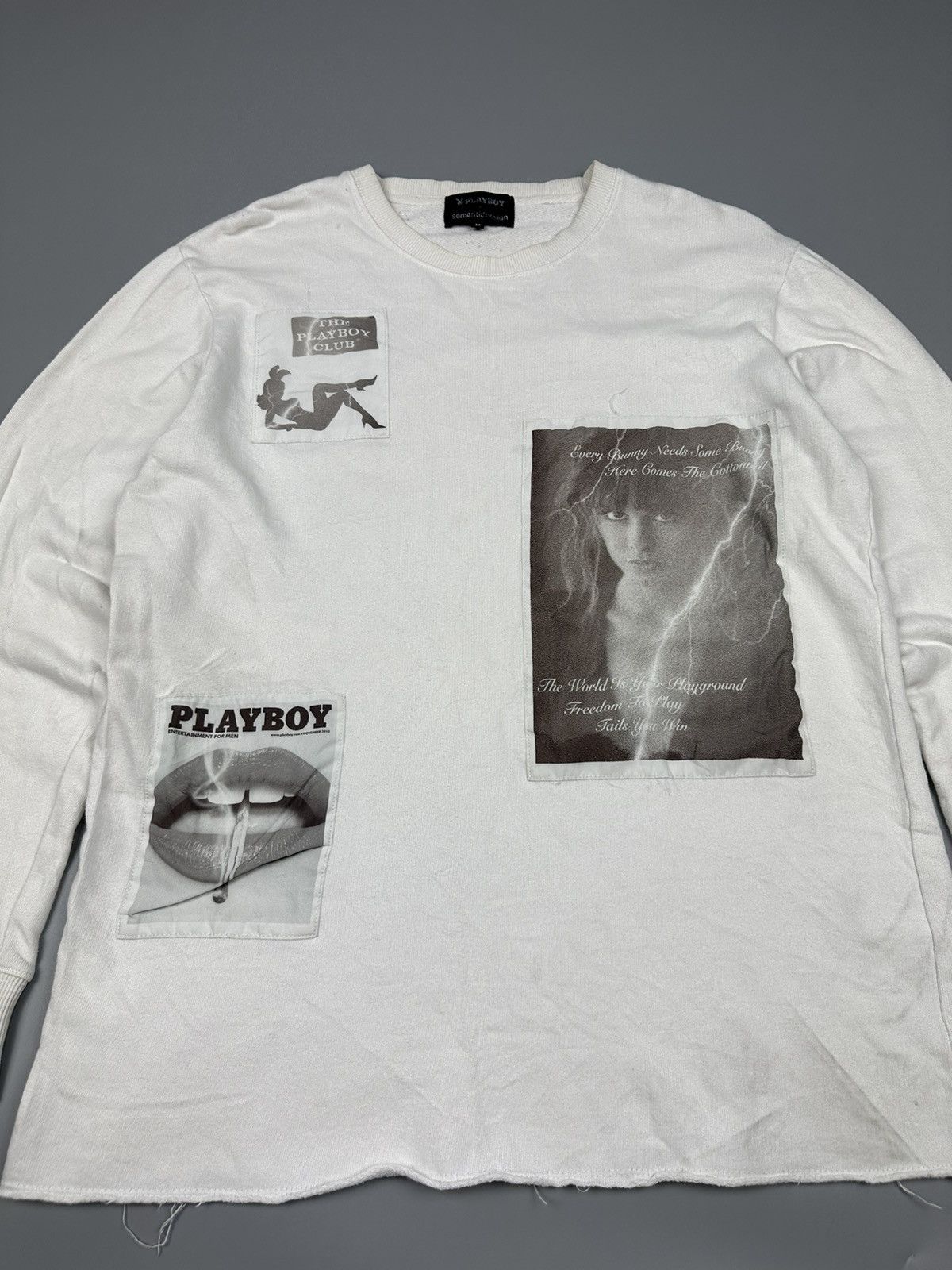 Playboy × semanticdesign 🔥Rare🔥Playboy x Semantic Design Photo Tee Size US M / EU 48-50 / 2 - 4 Thumbnail