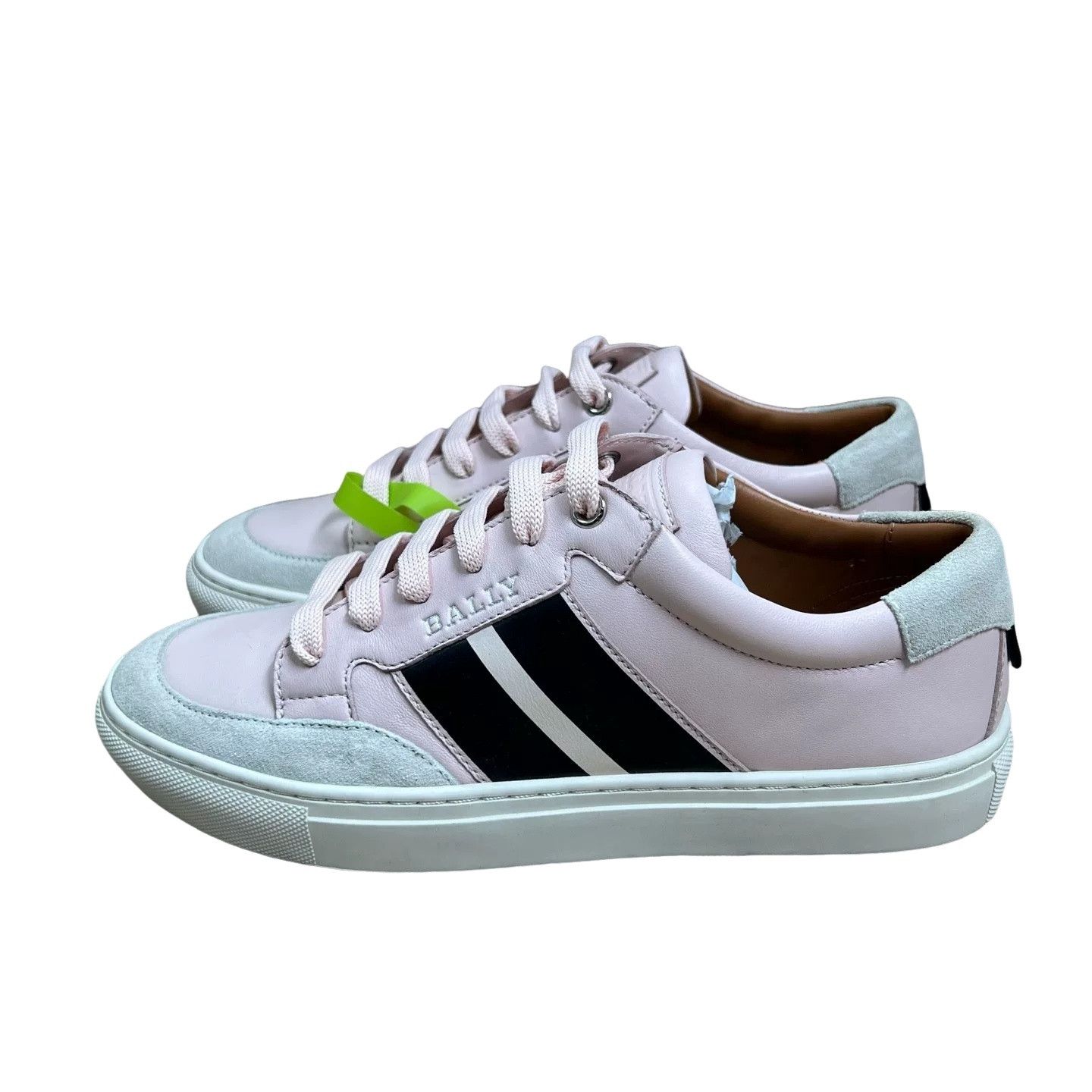 Bally Bally Pink Stripe Low-Top Sneakers EU 38.5 Size US 8.5 / IT 38.5 - 1 Thumbnail