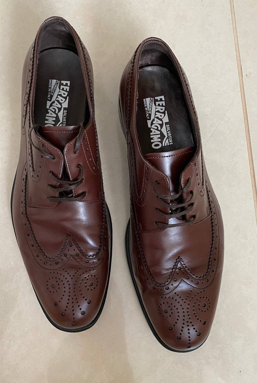 Salvatore Ferragamo Leather Dress Shoes Size US 10 / EU 43 - 1 Thumbnail