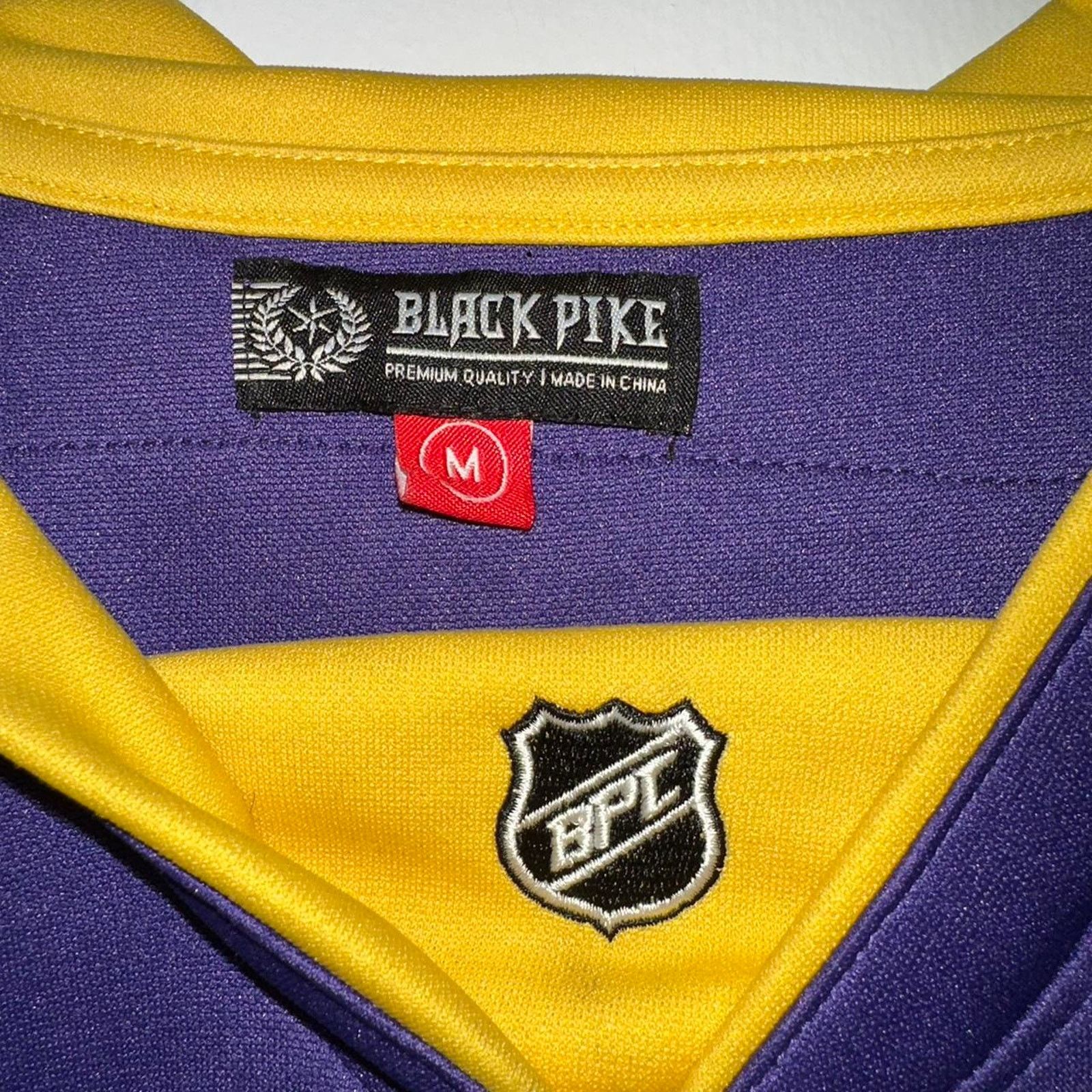 NHL Vintage Black Pike LA Kings Hockey Jersey Street Kings 420 M Size US M / EU 48-50 / 2 - 2 Thumbnail