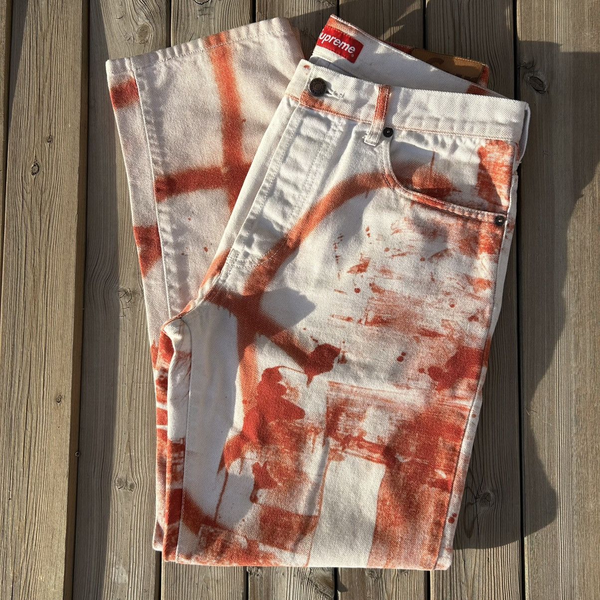 Supreme Supreme Denim Jeans Size US 30 / EU 46 - 1 Thumbnail