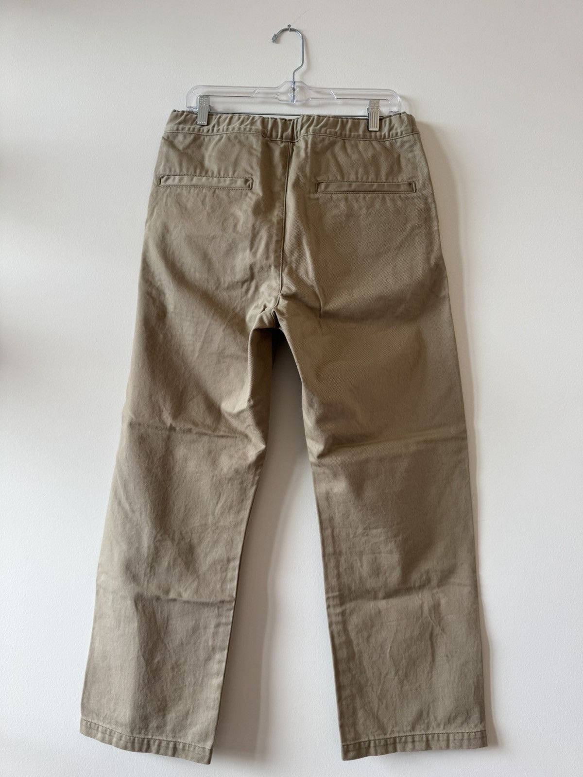 Remi Relief Remi Relief - Straight Cotton Canvas Trousers Size US 31 - 3 Thumbnail
