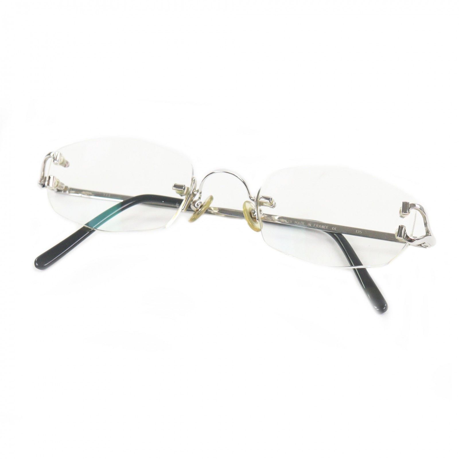 Cartier Cartier Cartier 2C Decor Glasses Precious Metal Glasses 135 DUTY FREE for USA Size ONE SIZE - 1 Thumbnail
