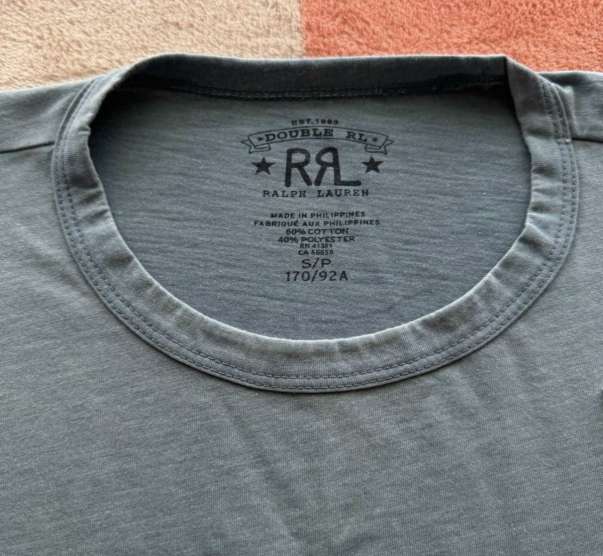 RRL Ralph Lauren RRL Ralph Lauren Double RL Racing Flag Print T-shirt K22 Size US S / EU 44-46 / 1 - 2 Thumbnail