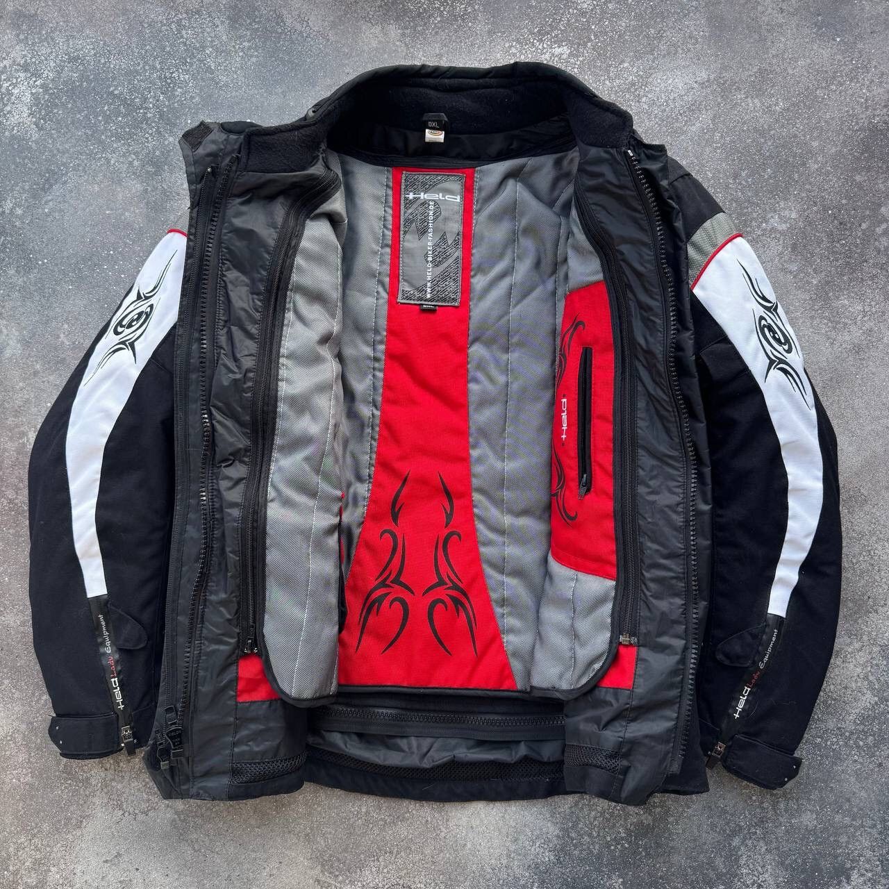 Hysteric Glamour HELD Vintage Tribal Logo Y2K Moto Racing Biker Jacket Size XL / US 12-14 / IT 48-50 - 4 Thumbnail