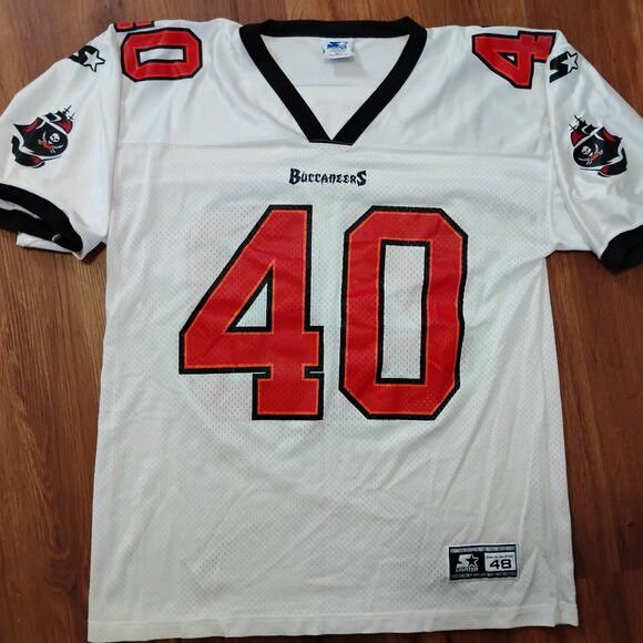 Other Vintage Starter Tampa Bay Buccaneers Mike Alstott Jersey Size US L / EU 52-54 / 3 - 1 Thumbnail