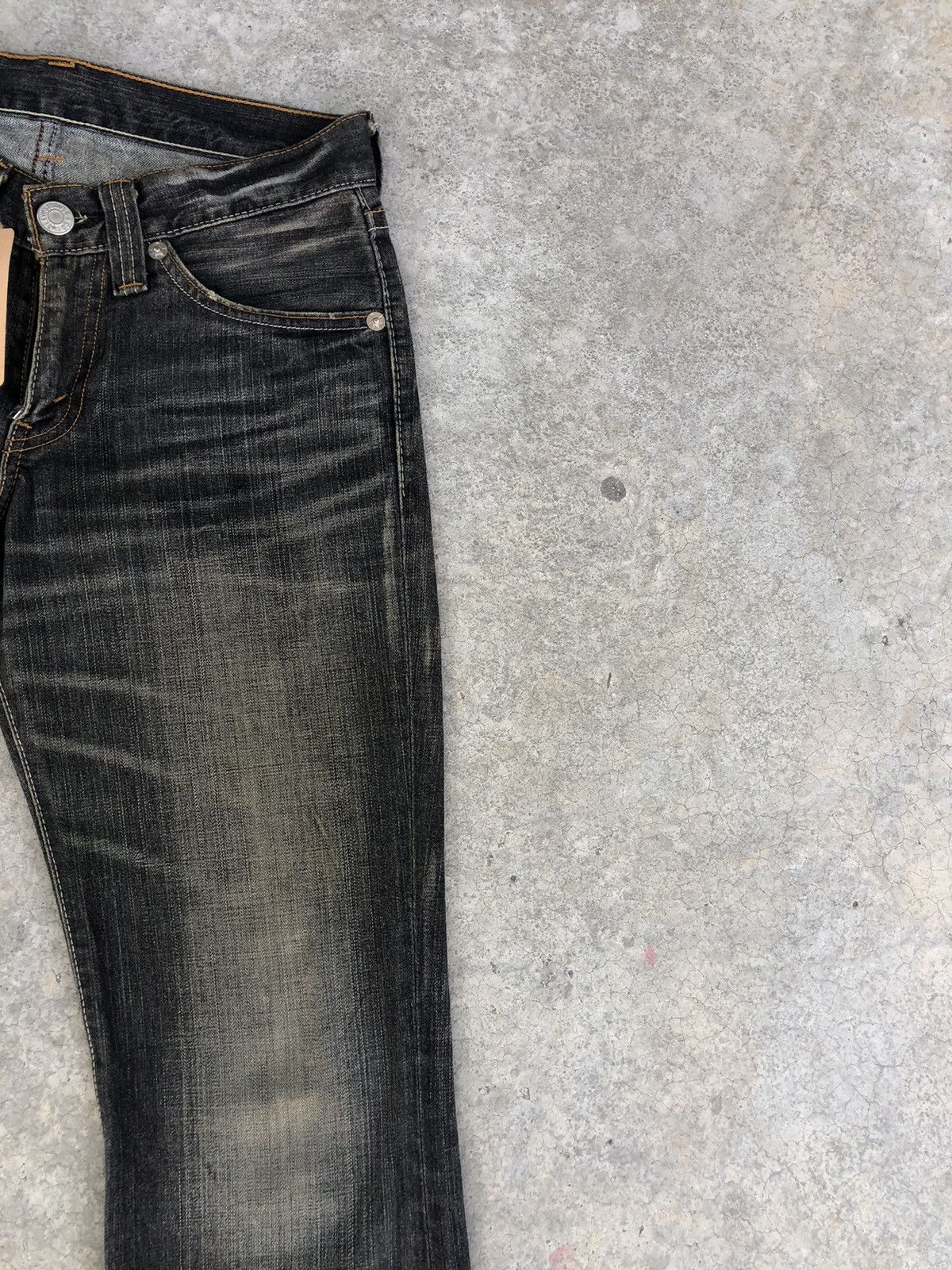 If Six Was Nine Y2k Levis Flared Jeans Distressee Jeans 708 Size US 30 / EU 46 - 5 Thumbnail