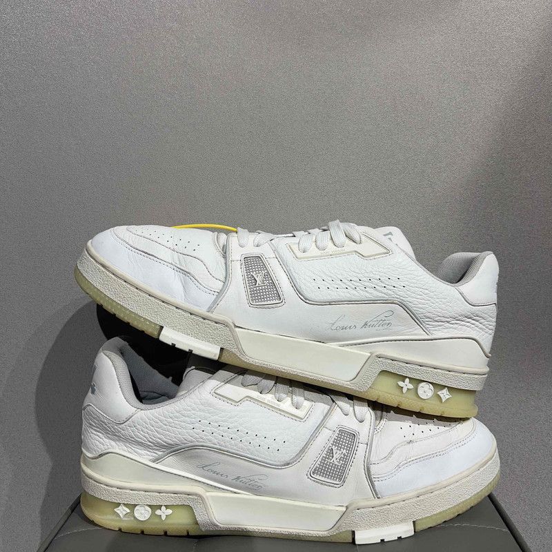 Louis Vuitton Louis Vuitton Trainer Sneakers in White Leather - Size US 8 / EU 41 - 6 Thumbnail