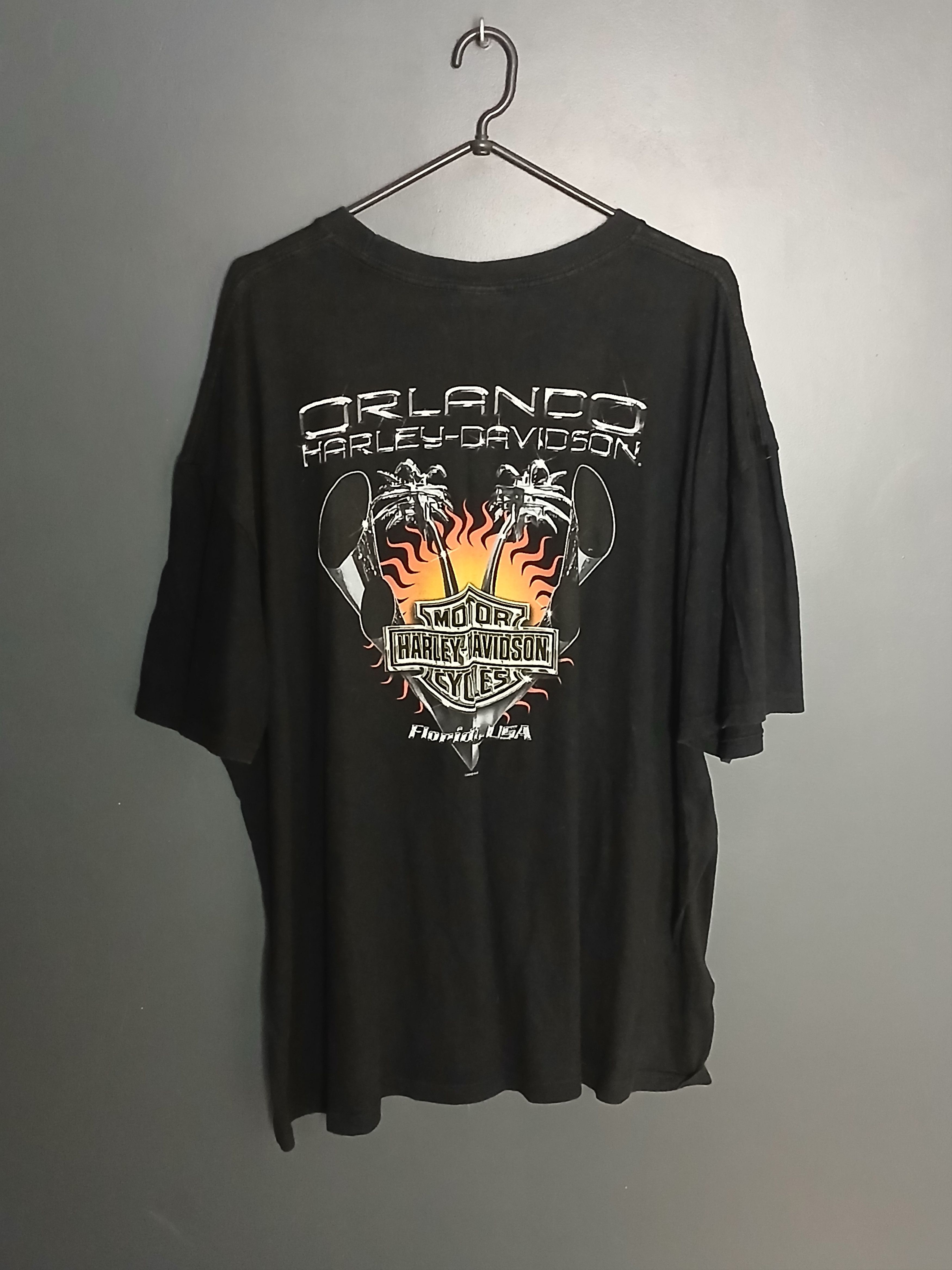 Harley Davidson × Vintage Harley Davidson Racing Moto T-Shirt Size US XXL / EU 58 / 5 - 2 Thumbnail