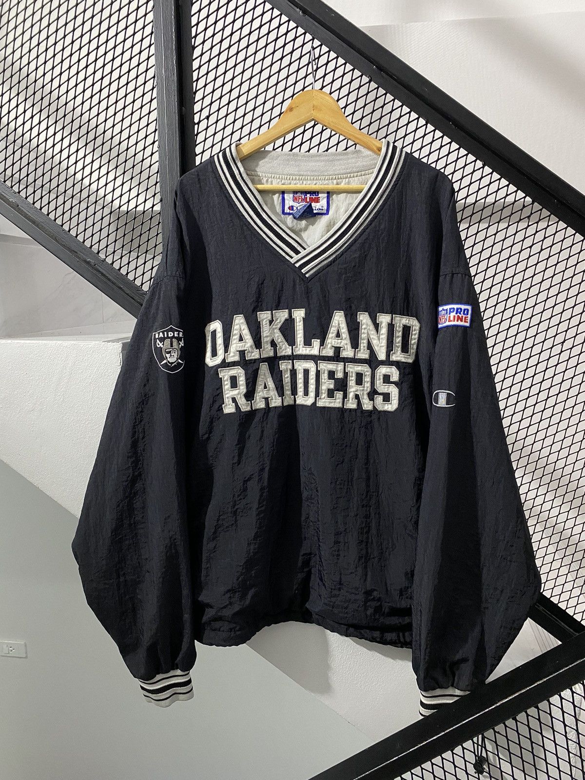 image of Champion X Oakland Raiders in Black, Men's (Size 2XL)