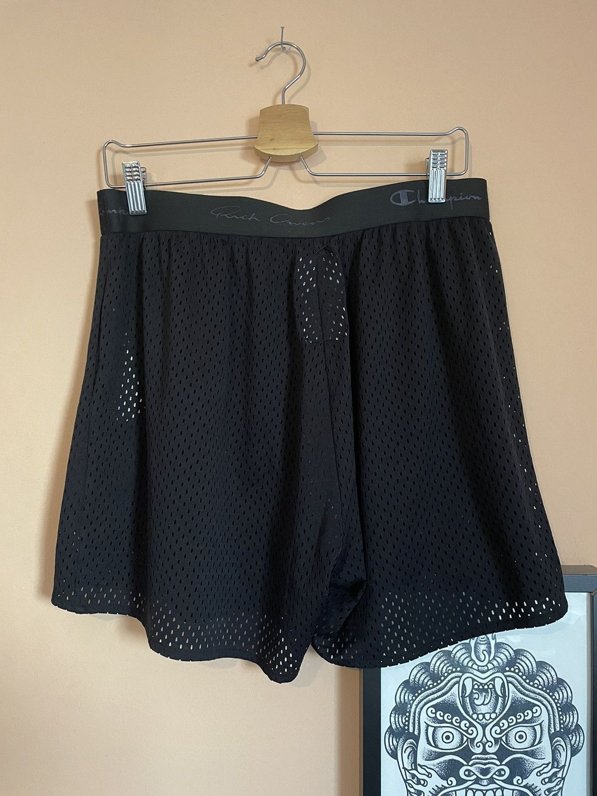 Champion × Rick Owens Rick Owens X Champion Basketball Mesh Shorts 1st collection Size US 32 / EU 48 - 6 Thumbnail