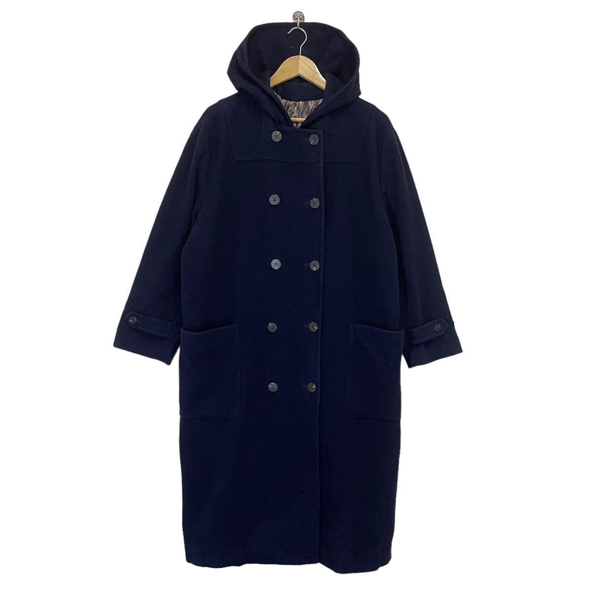 image of Junior Gaultier Long Coat Hoodie Jean Paul Gaultier Coat in Black, Men's (Size Large)