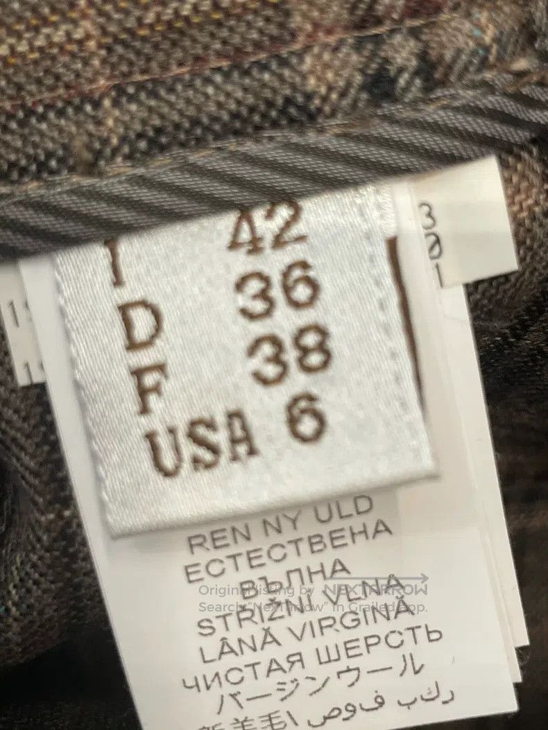 Brunello Cucinelli Brunello Cucinelli Caramel Plaid Wool Long Trousers Size 27" / US 4 / IT 40 - 8 Thumbnail