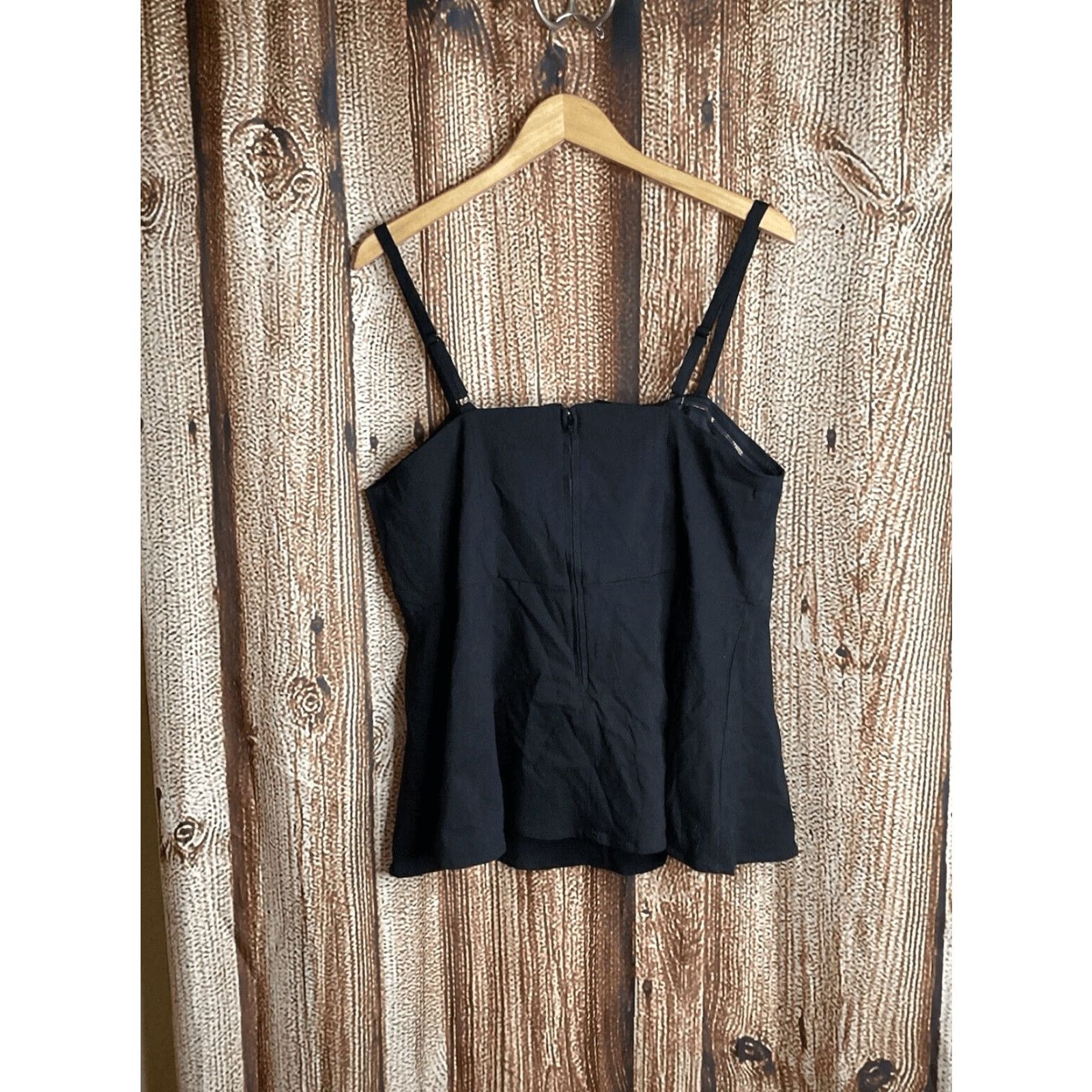 Torrid NWT Torrid Surplice Peplum Top Black Plus Size 0 Blouse Women Color Black 0 Torrid Surplice Peplum Top NWT Plus Size Black Women Shirts Size XS / US 0-2 / IT 36-38 - 4 Thumbnail