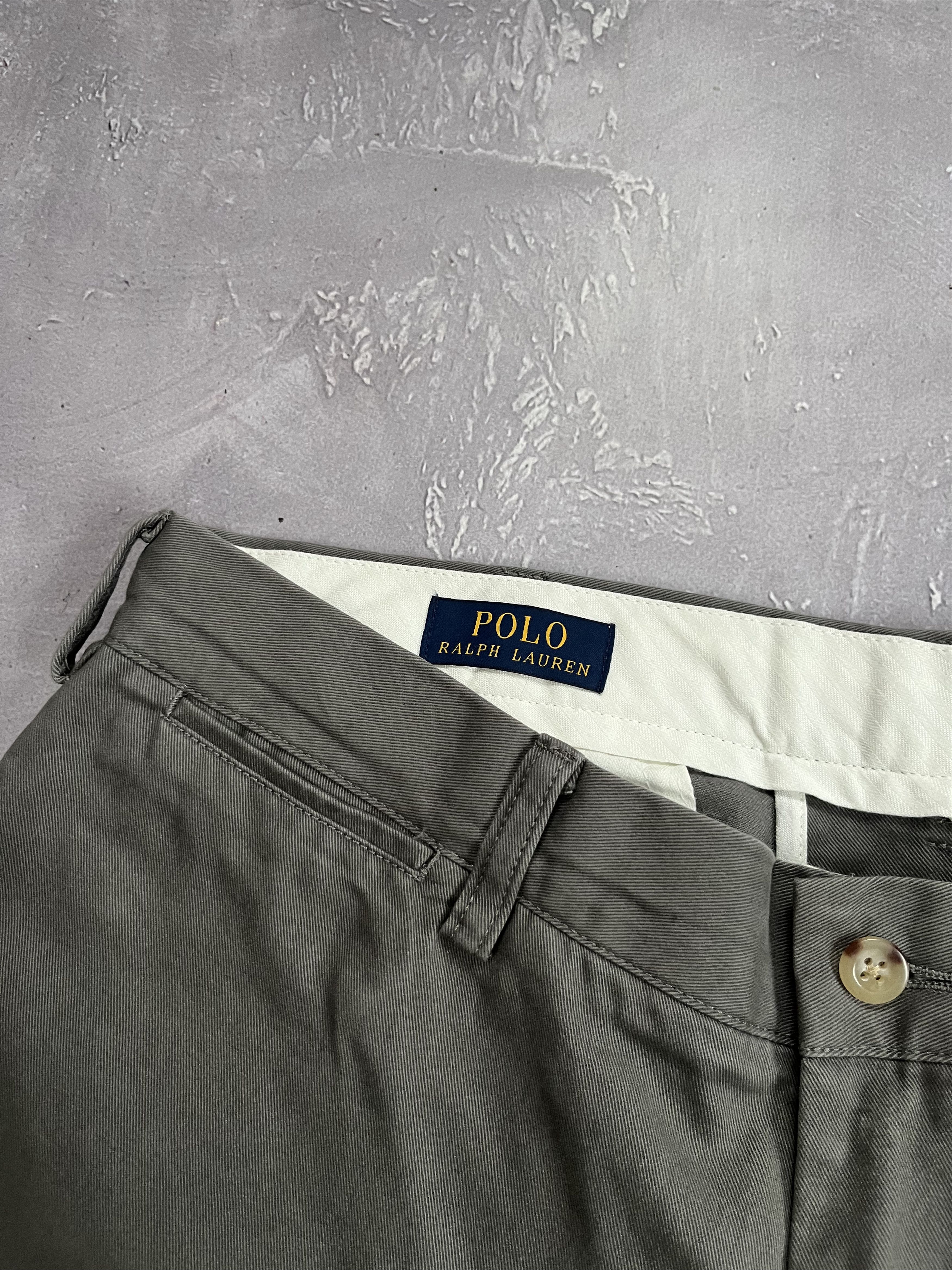 Polo Ralph Lauren Polo Ralph Lauren Classic Fit Chino Pants Gray Work Office Size US 34 / EU 50 - 5 Thumbnail