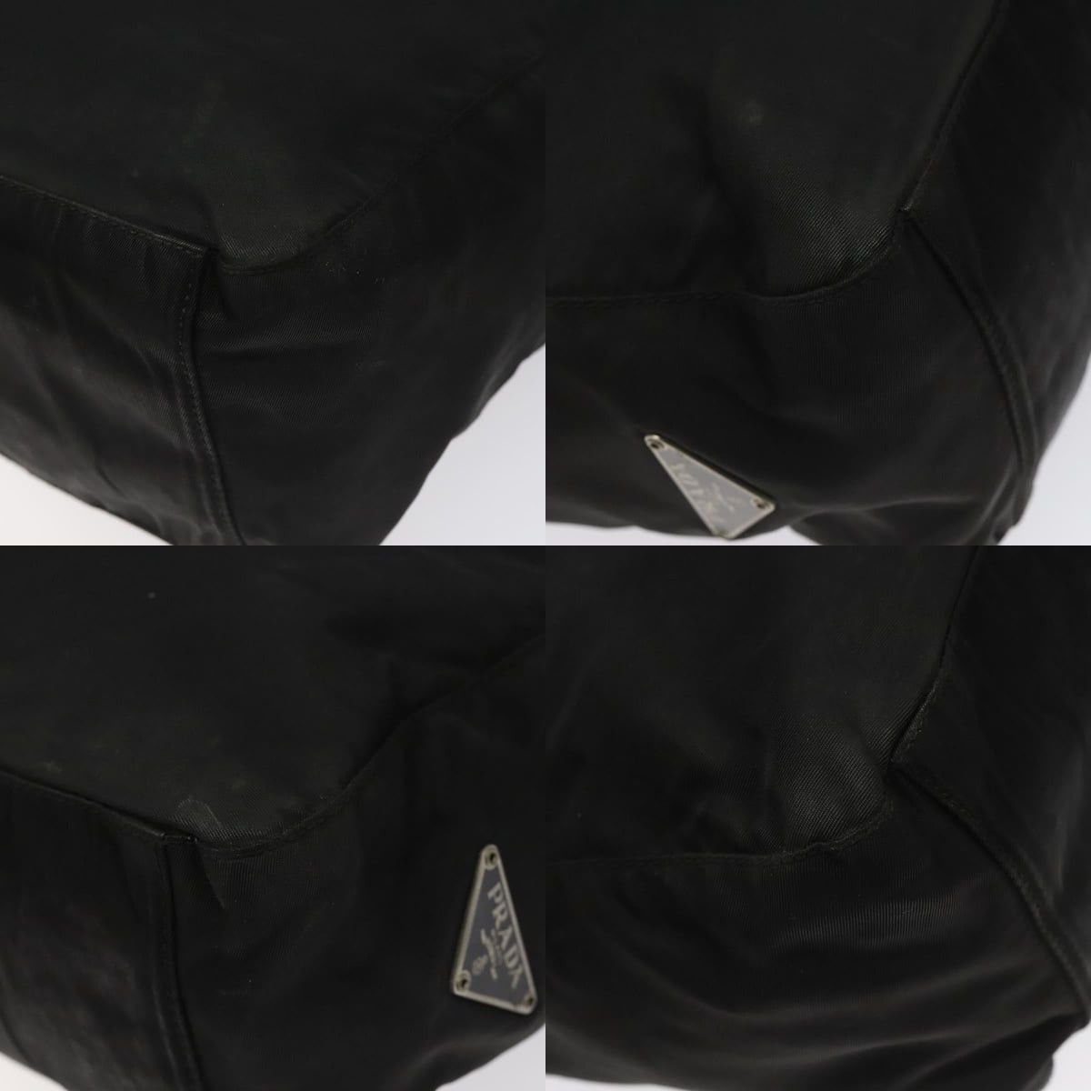 Prada PRADA Hand Bag Nylon Black Size ONE SIZE - 10 Thumbnail