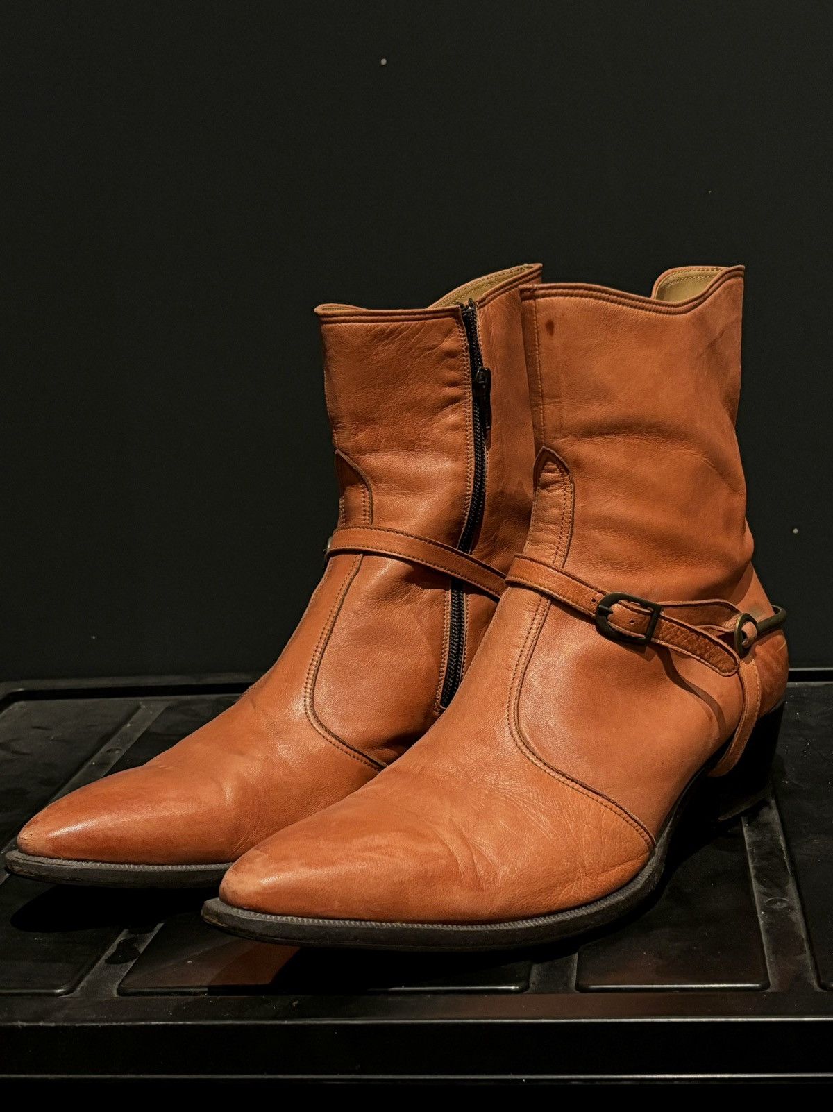 Maison Margiela Maison Martin Margiela | AW2006 Pointed-Toe Cowboy Boots Size US 10 / EU 43 - 1 Thumbnail
